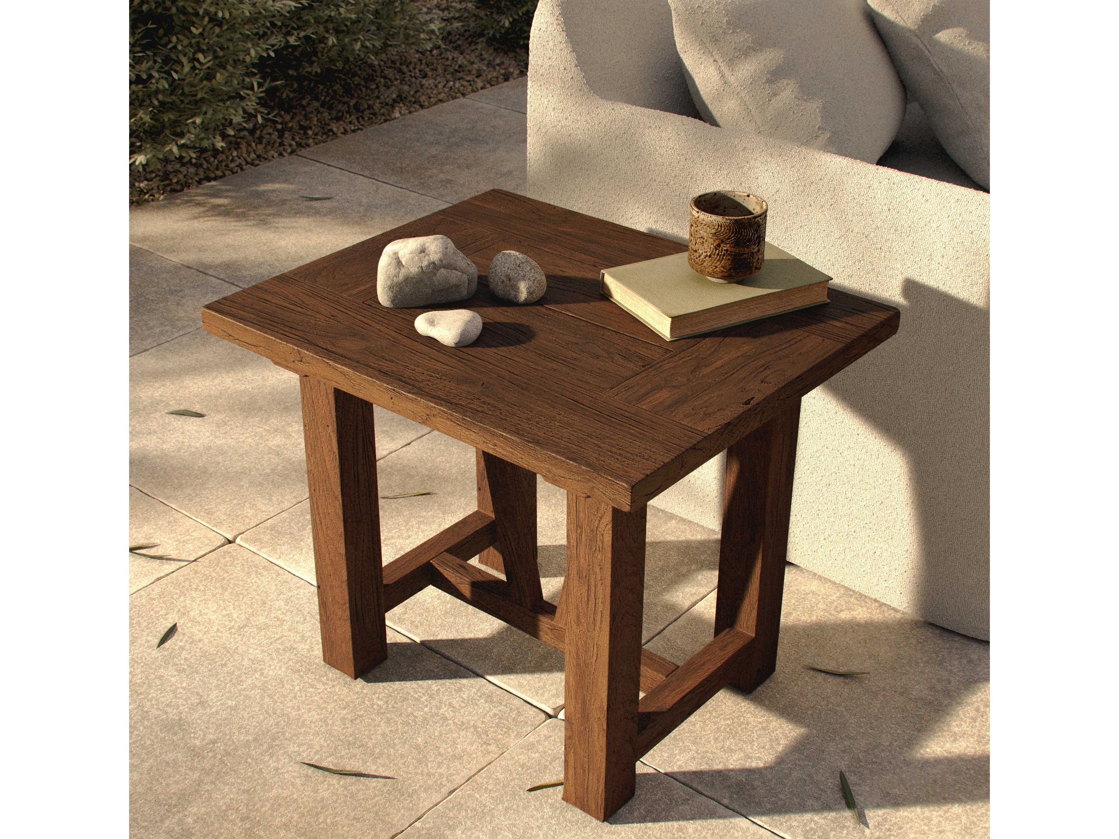 Luxecor Globetrotter Outdoor Stewart Rectangular End Table