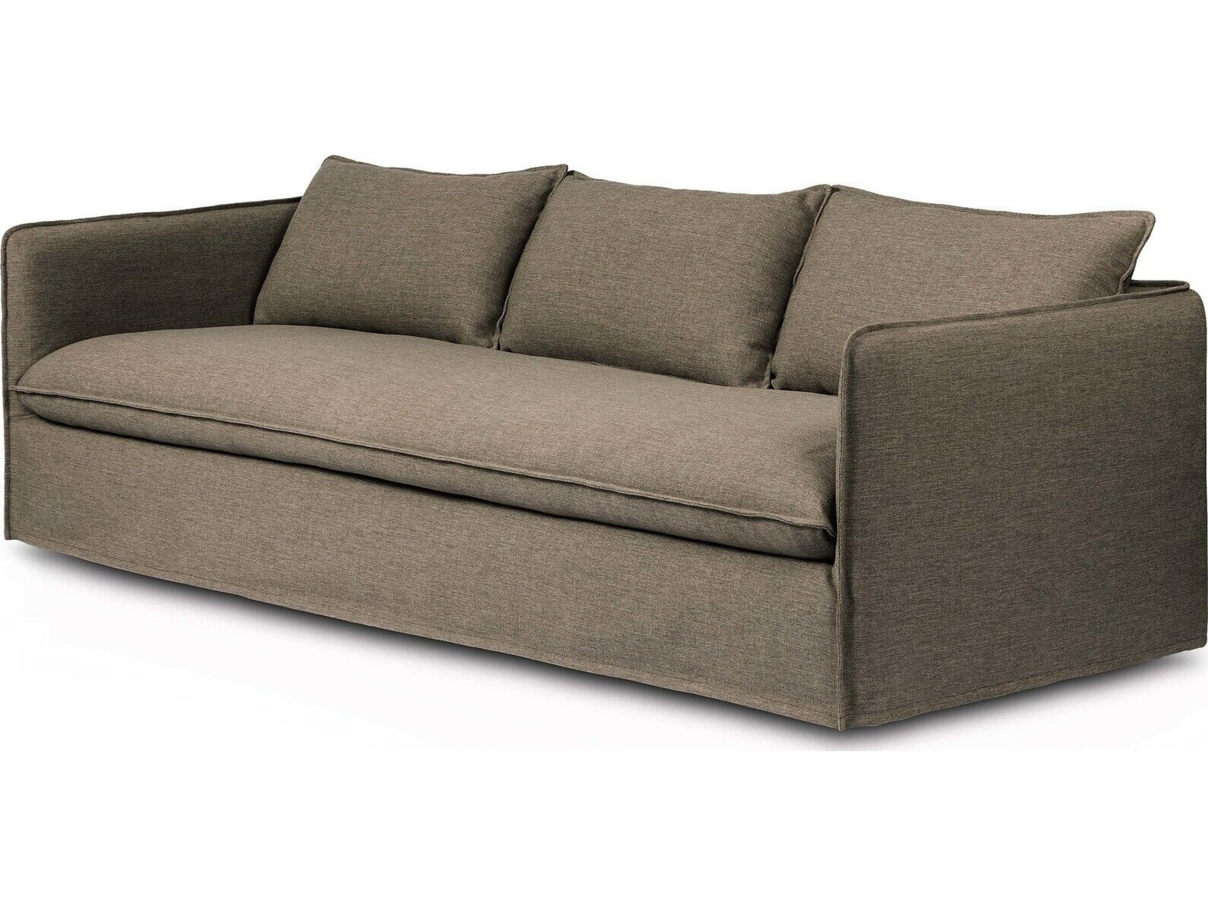 Westgate Andre Polypropylene Cushion Sofa in Alessi Fawn