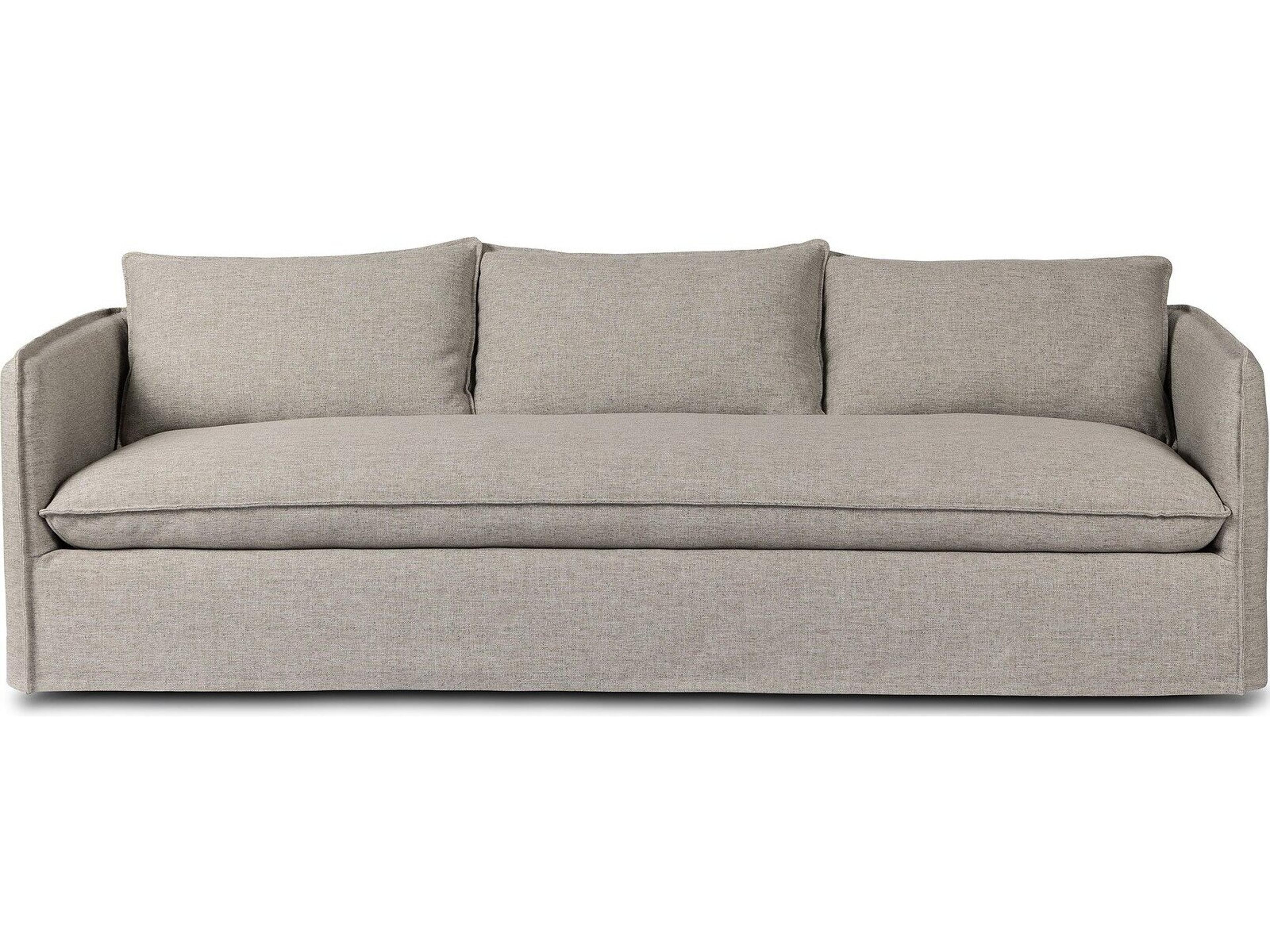Four Hands Outdoor Westgate Andre Polypropylene Cushion Sofa in Alessi Slate