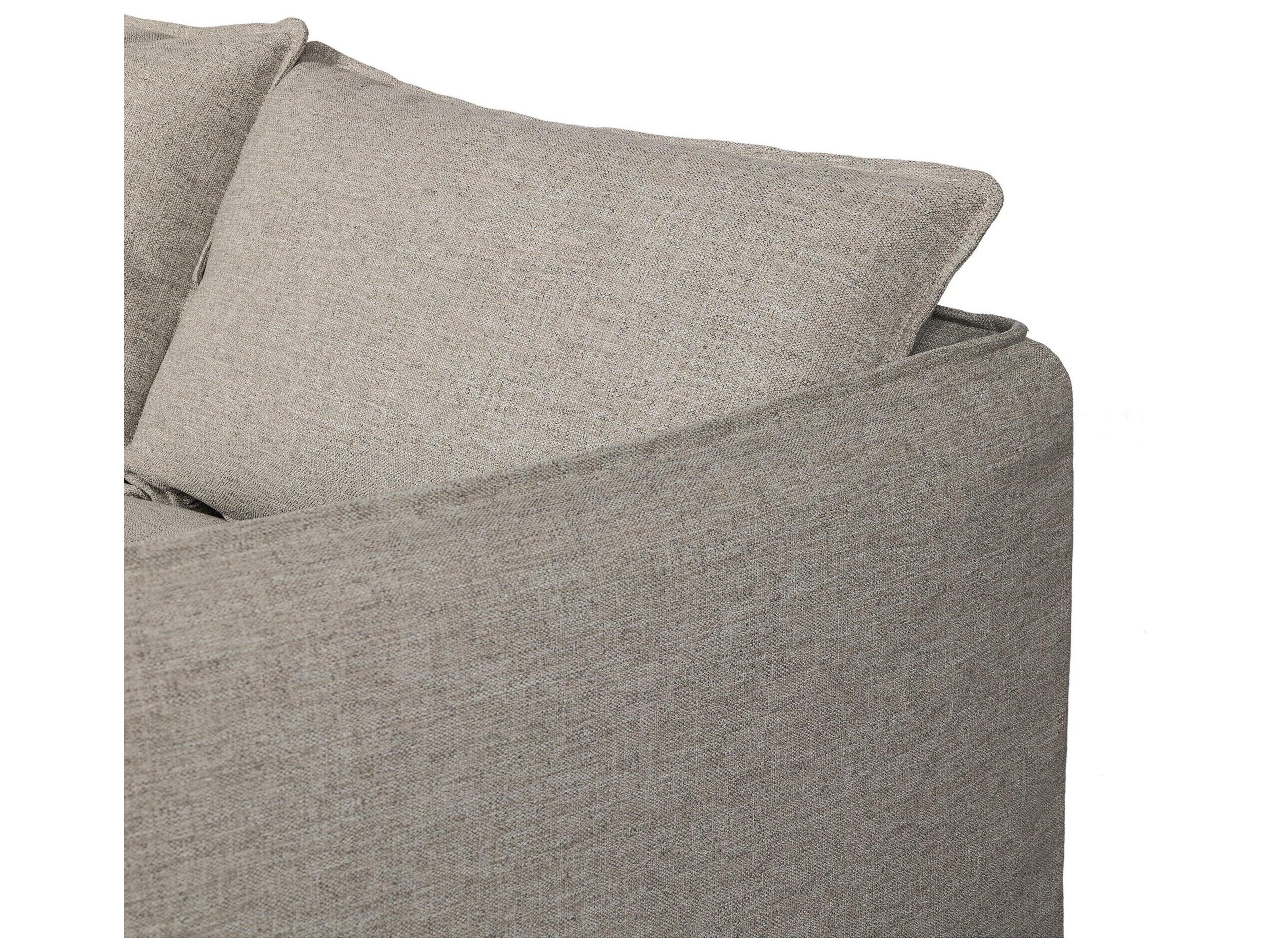 Four Hands Outdoor Westgate Andre Polypropylene Cushion Sofa in Alessi Slate