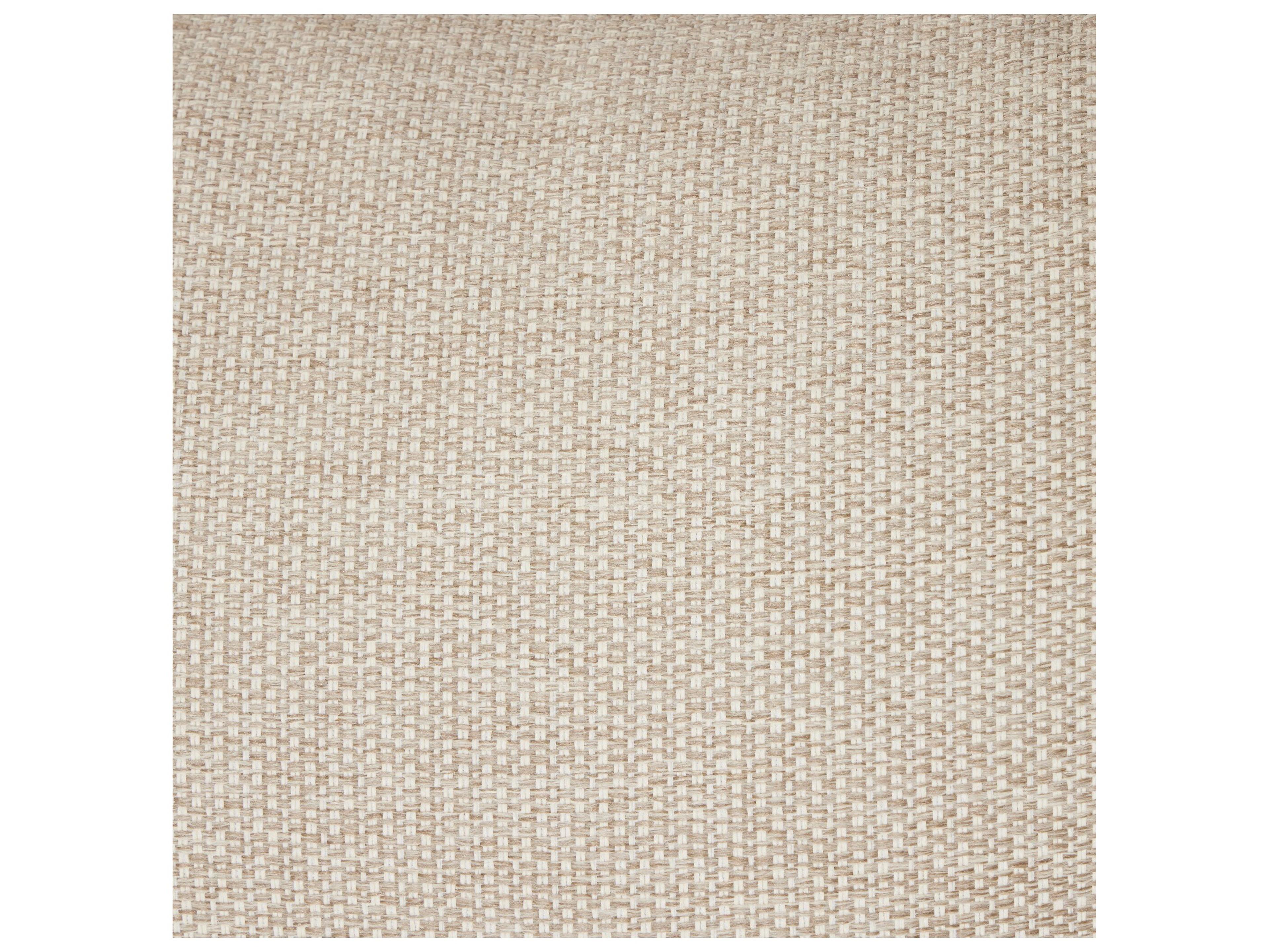 Luxecor Globetrotter Outdoor White Aluminum / Ivory Rope Swivel Lounge Chair with Faye Sand Cushion