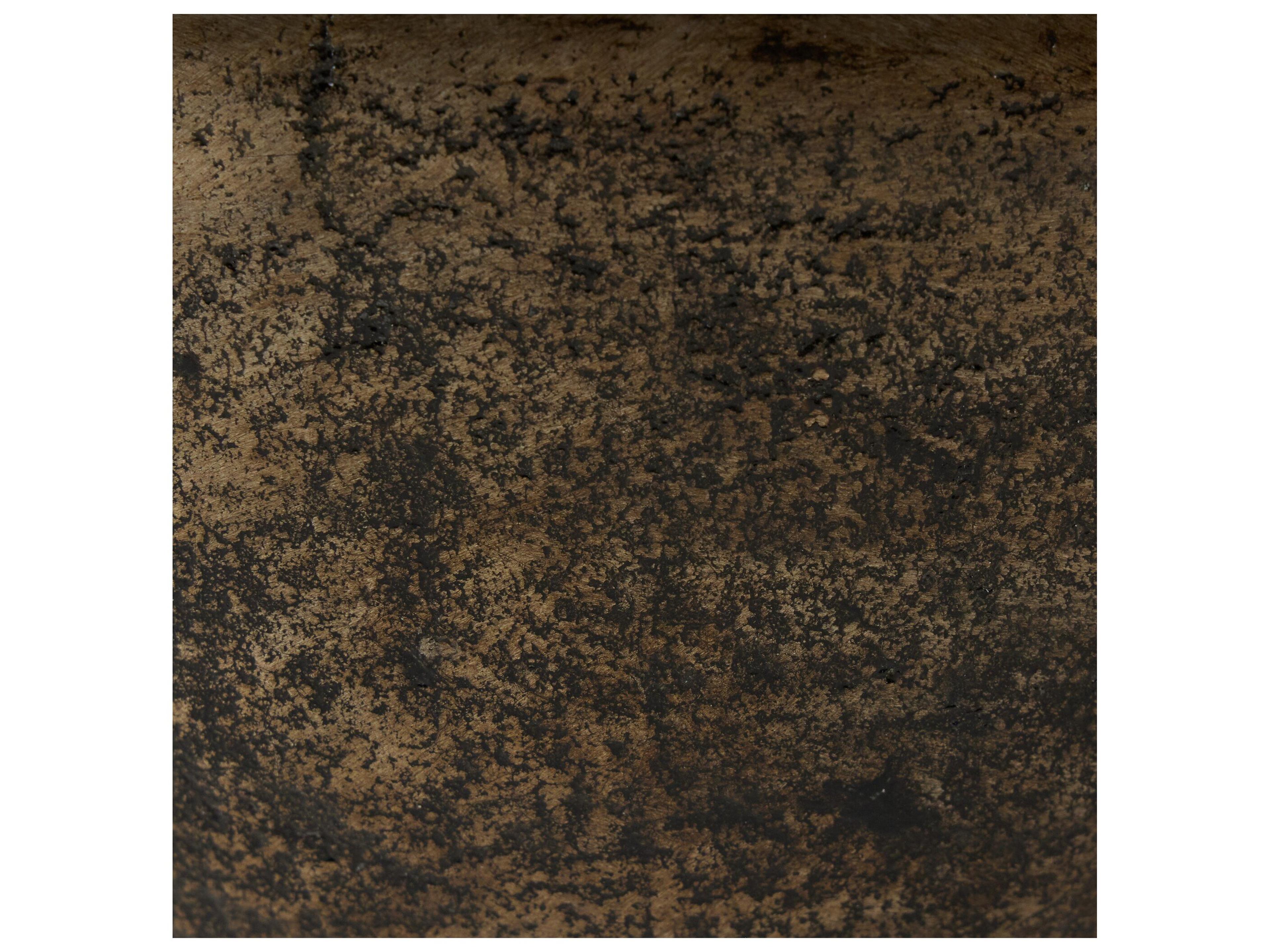 Four Hands Outdoor Wesson Rustic Cast Aluminum Pedestal Bowl