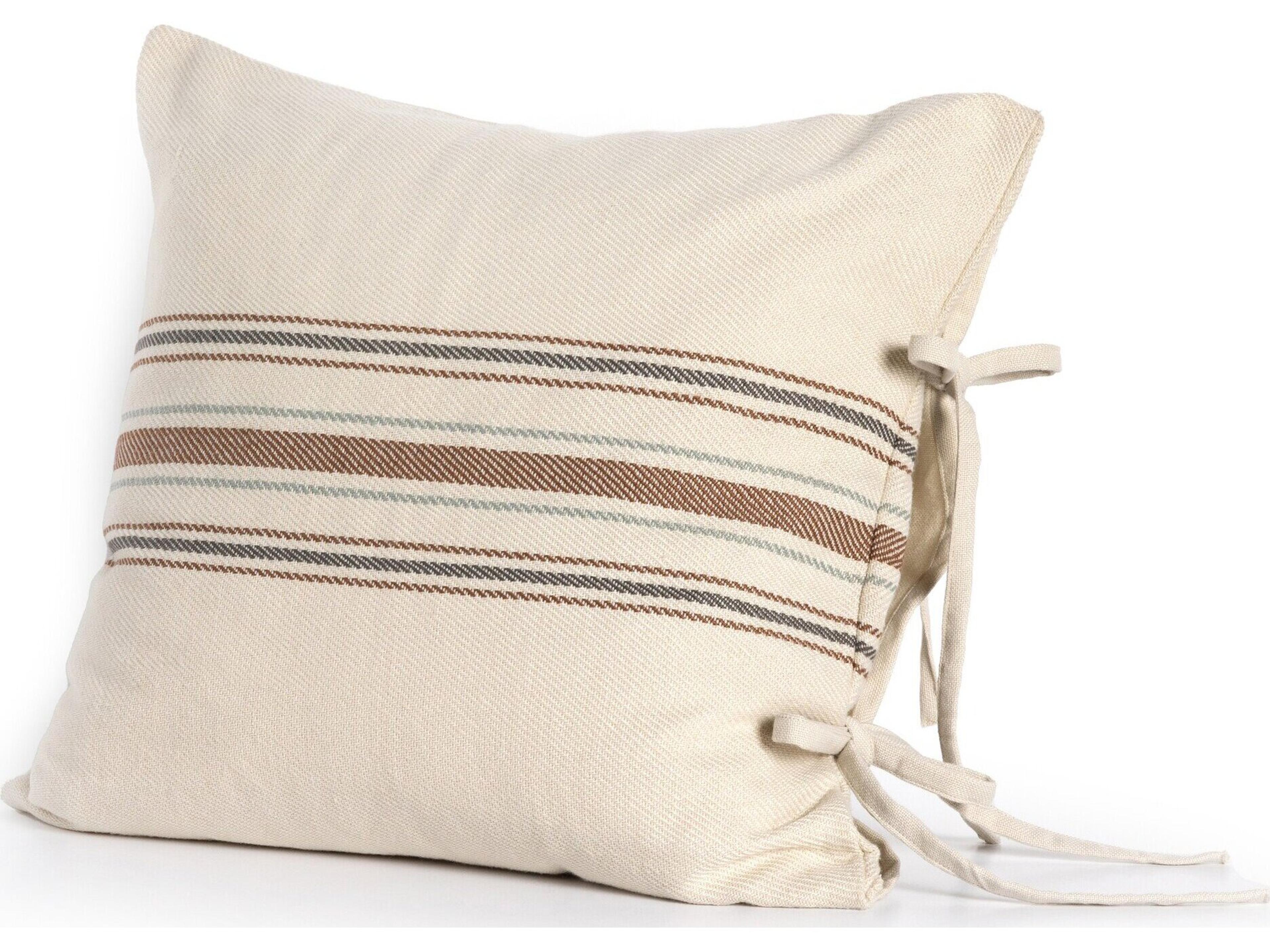Willow Center Gold Stripe Pillow
