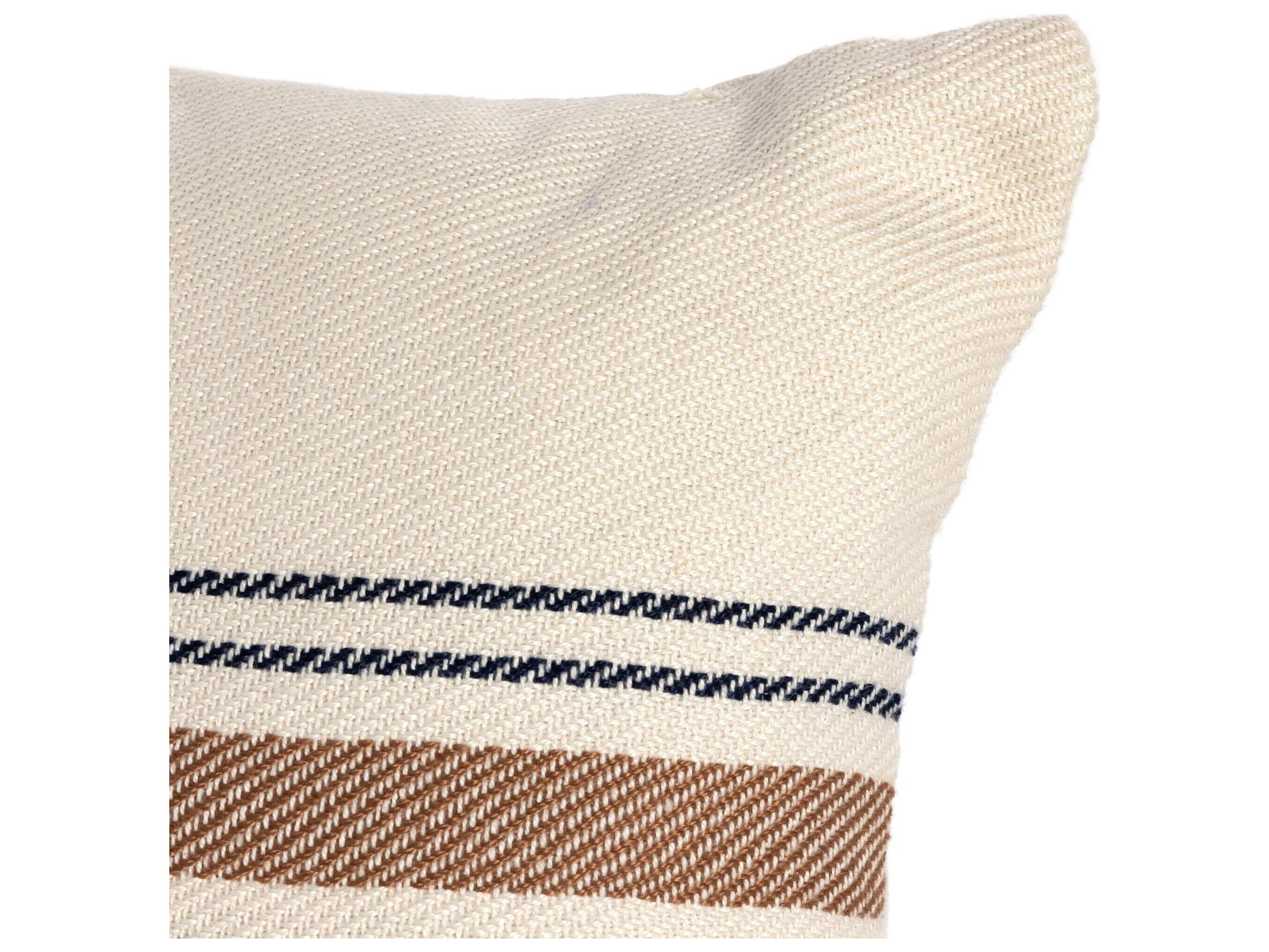 Four Hands Outdoor Willow Long Gold Stripe Pillow