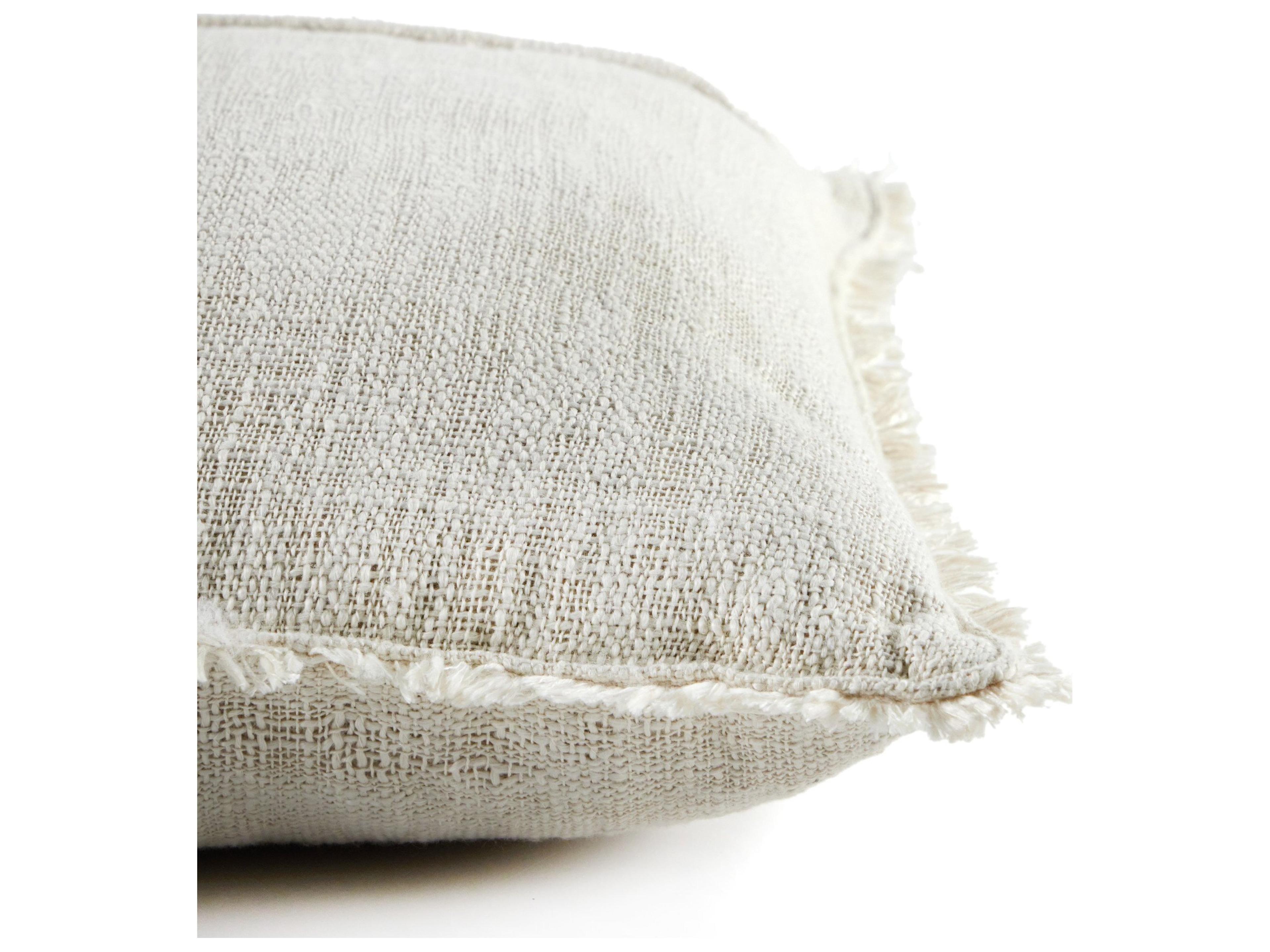Four Hands Outdoor Willow Natural Cream Pillow