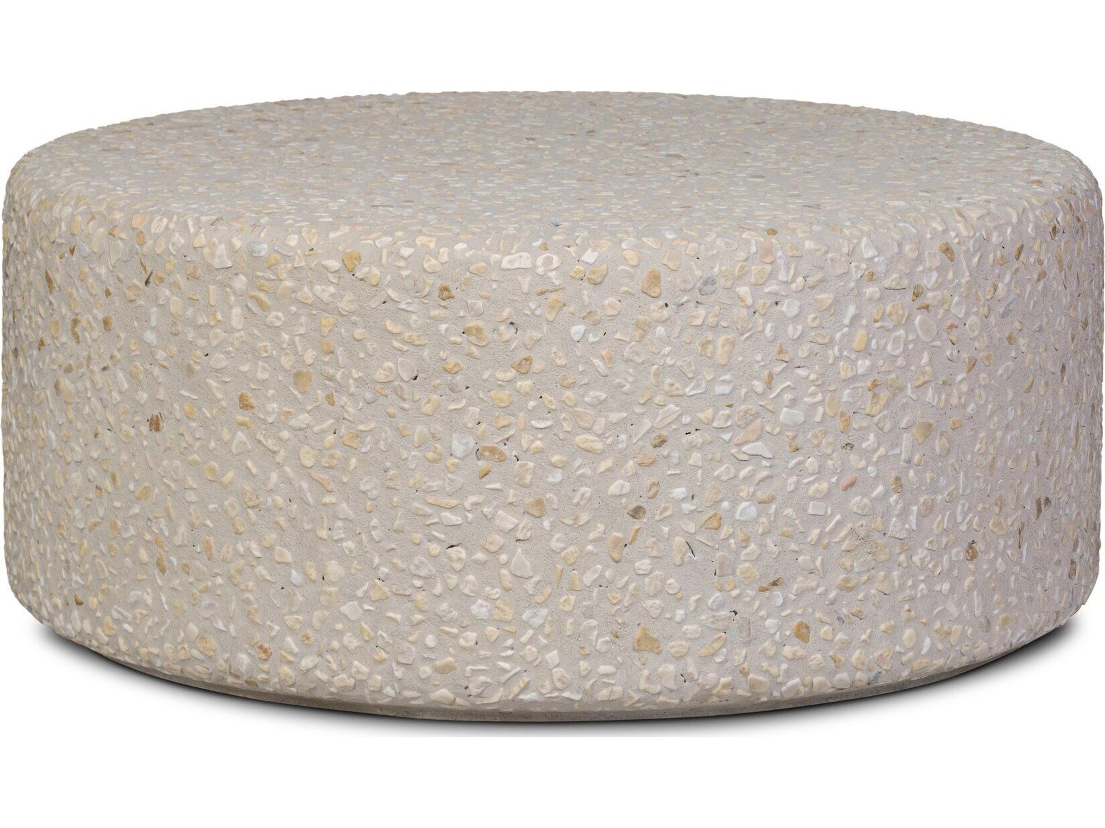 Globetrotter Outdoor Pure Terrazzo 35.5" Round Coffee Table