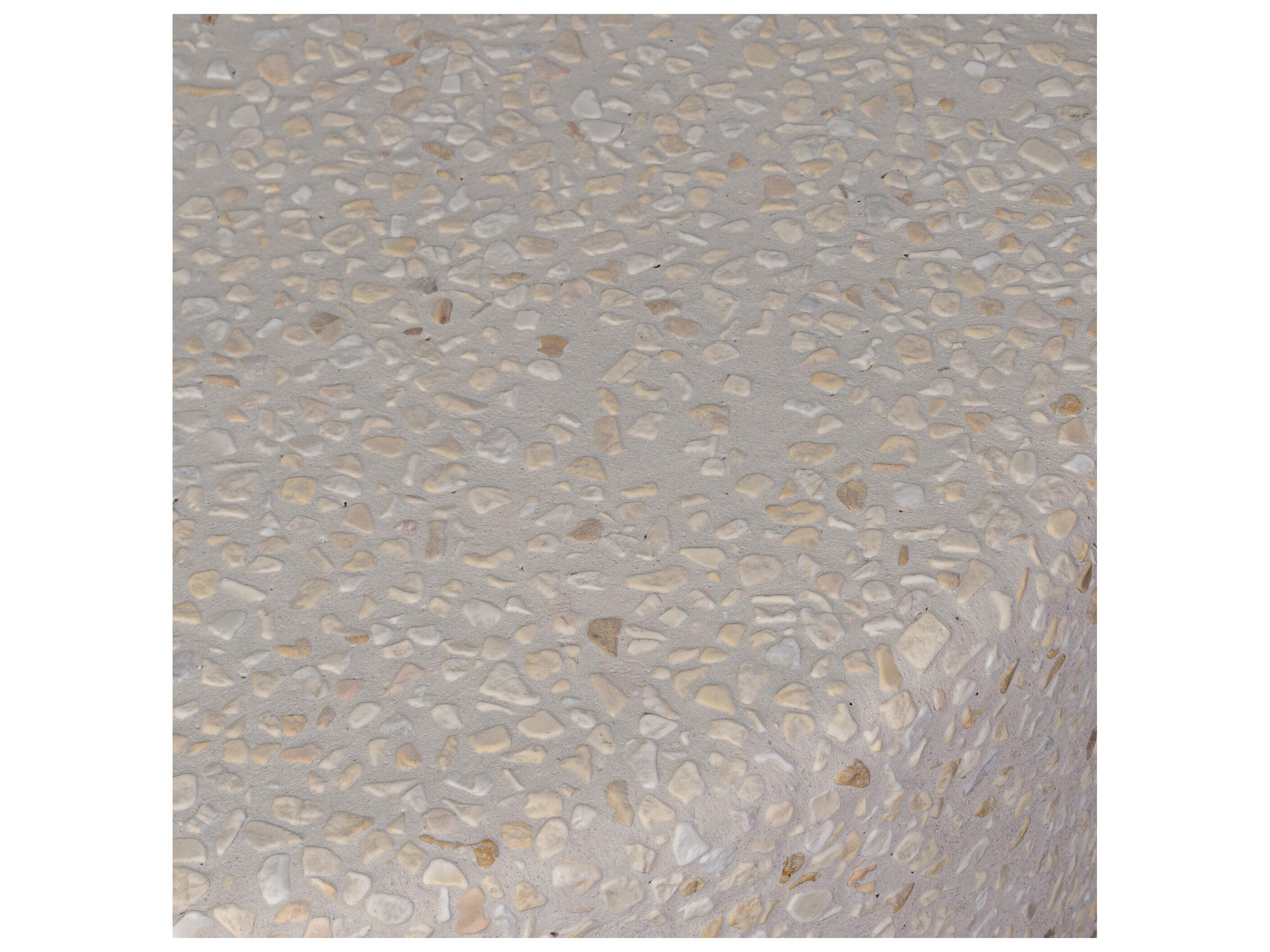 Luxecor Globetrotter Outdoor Pure Terrazzo 35.5" Round Coffee Table