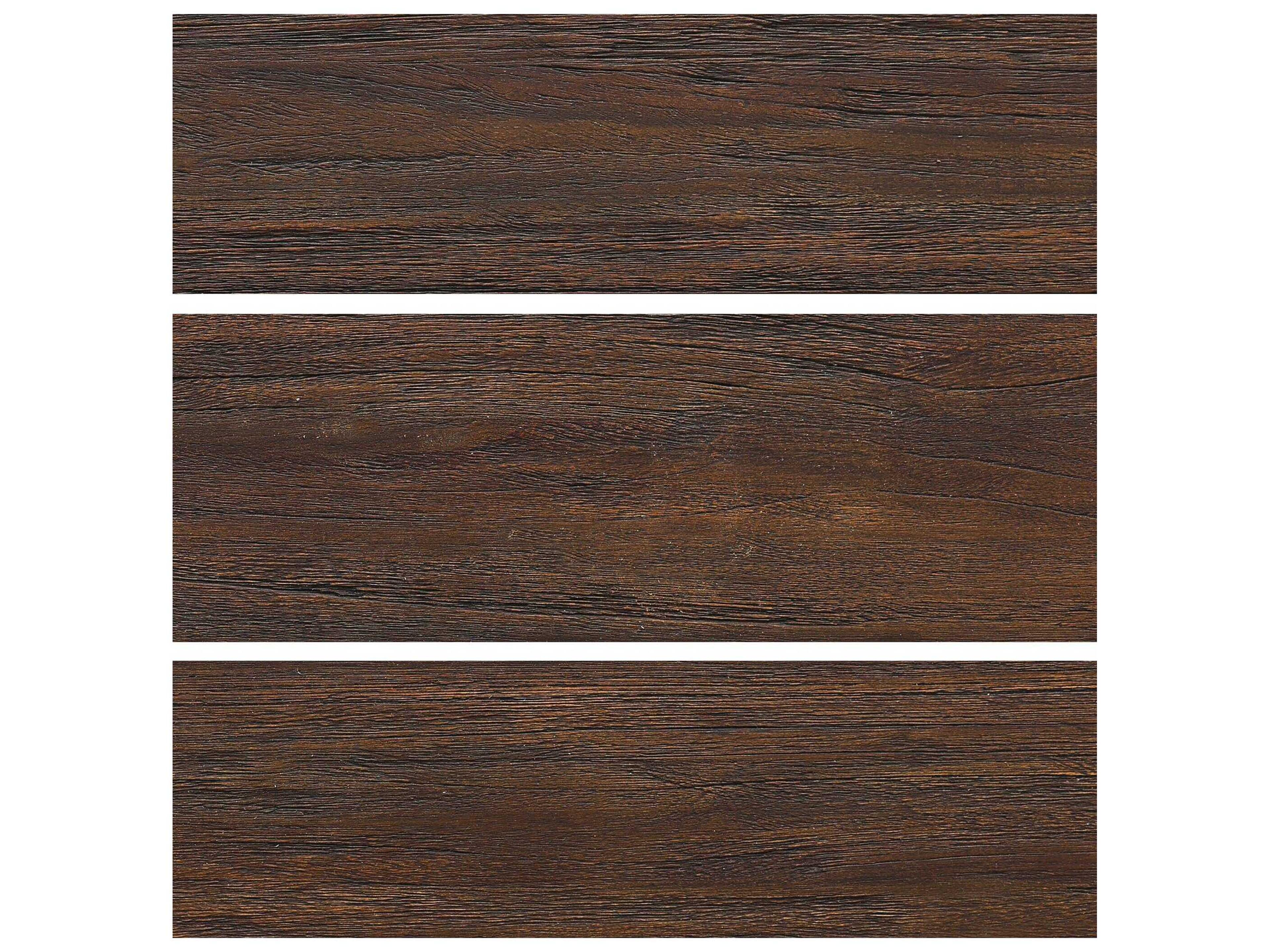 Luxecor Globetrotter Outdoor Joette Stained Saddle Brown Teak Rectangular Coffee Table