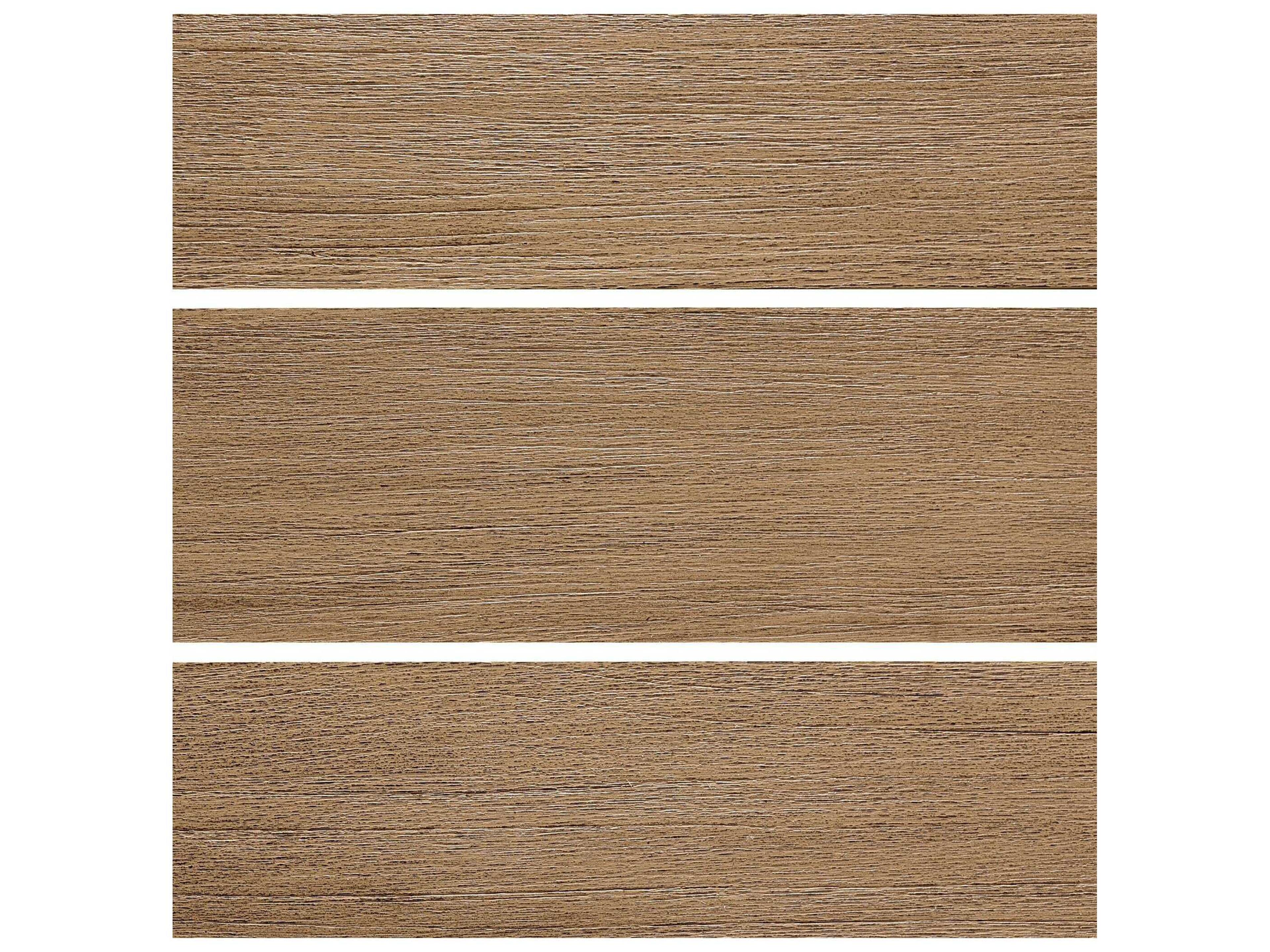 Luxecor Globetrotter Outdoor Joette Washed Brown Teak Rectangular Dining Table