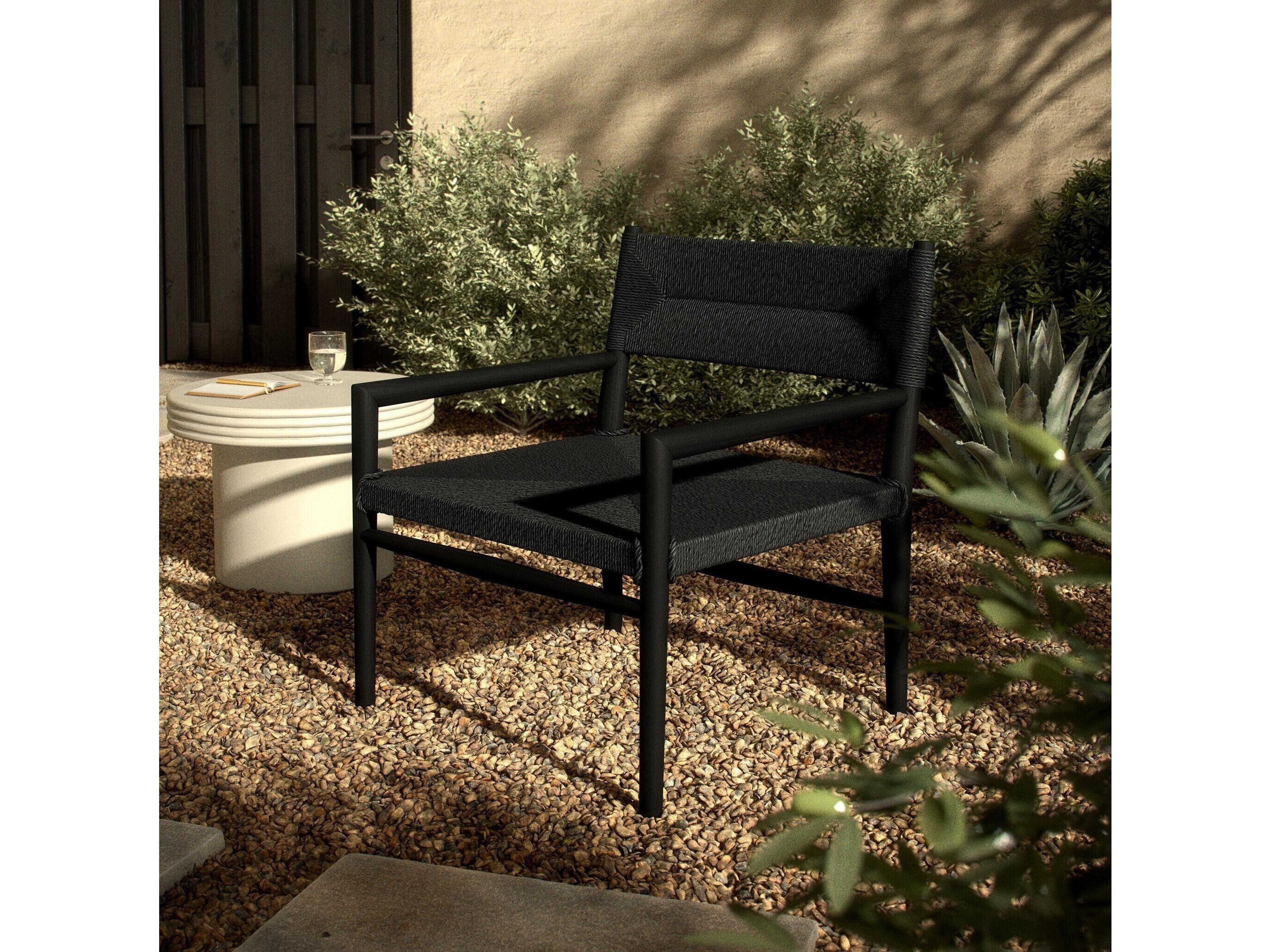 Luxecor Globetrotter Outdoor Teak Wicker Lounge Chair