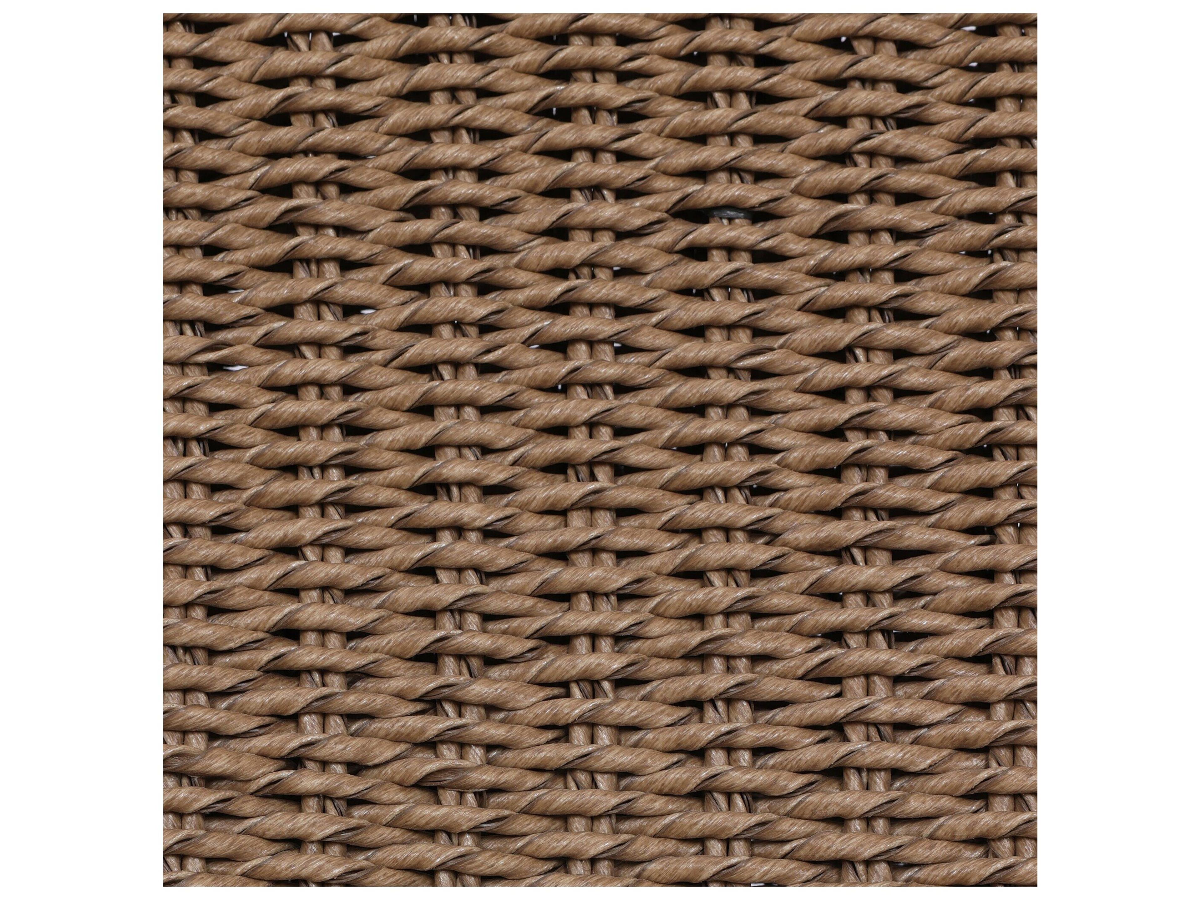 Four Hands Outdoor Grass Roots Suerte Arashi Salt Charcoal Iron Faux Dark Hyacinth Polypropylene Cushion Dining Chair