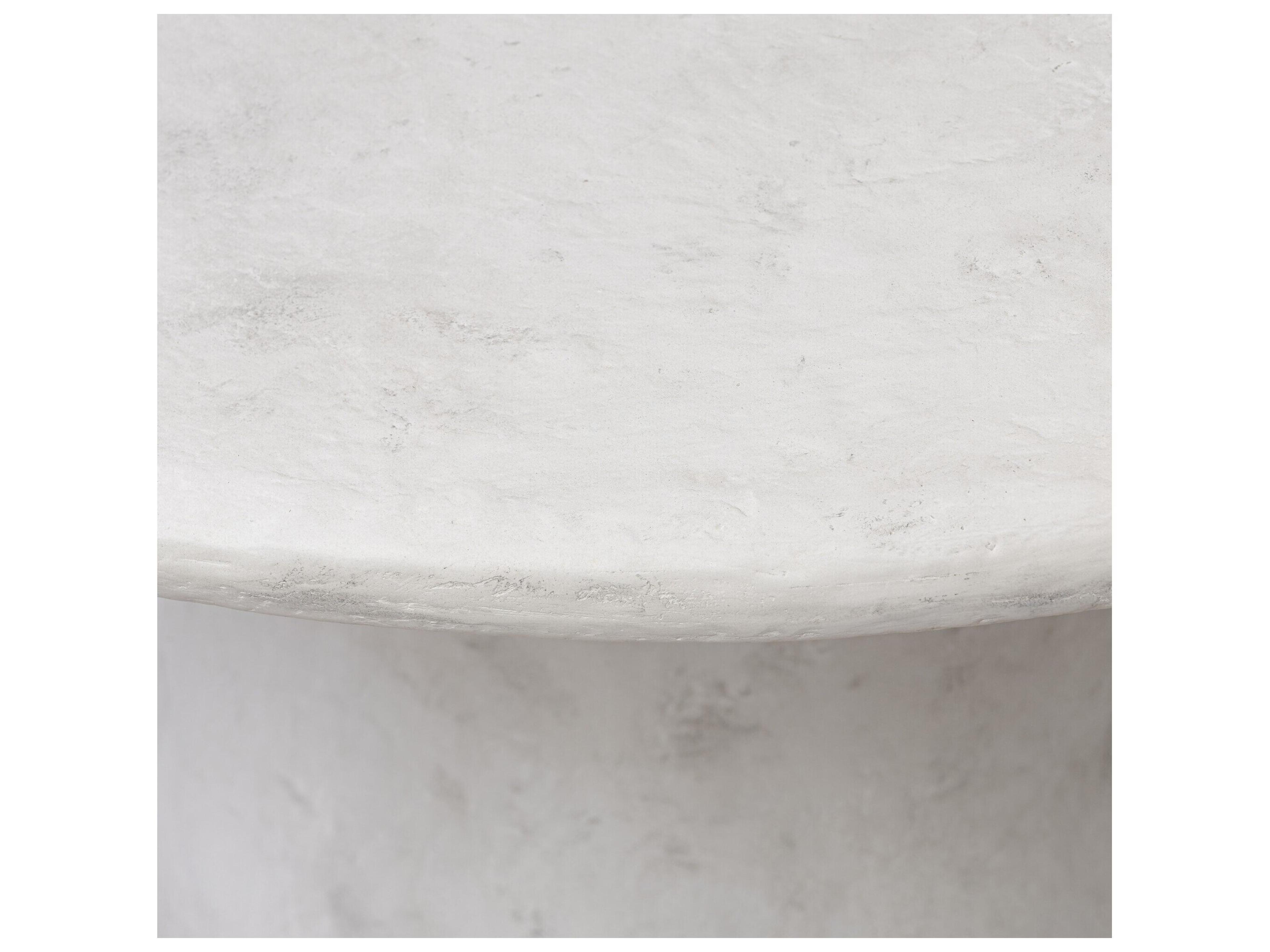 Luxecor Globetrotter Outdoor Textured Lunar Concrete Round Dining Table