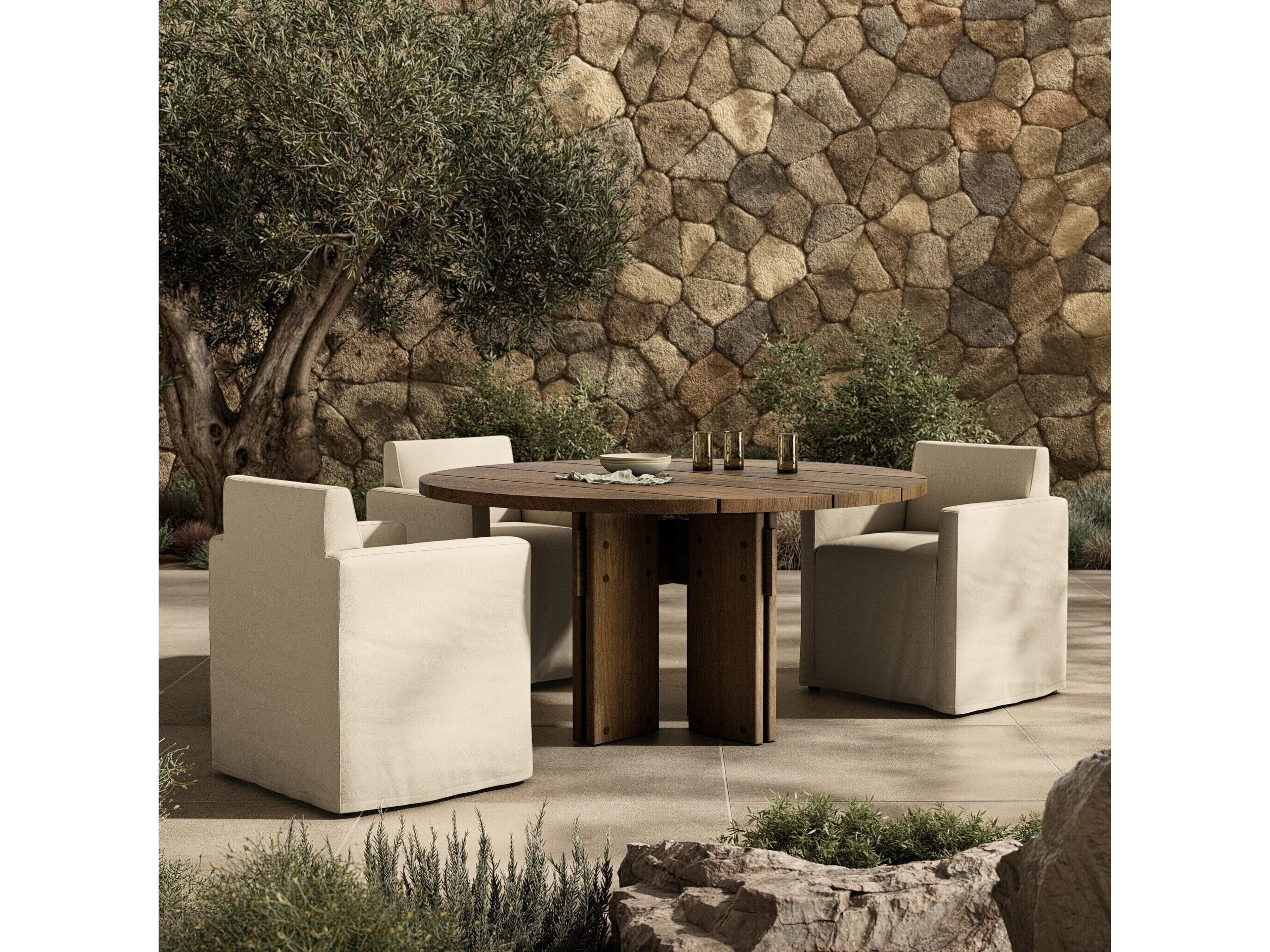 Four Hands Outdoor Providence Fae  Dining Chair - Stinson White