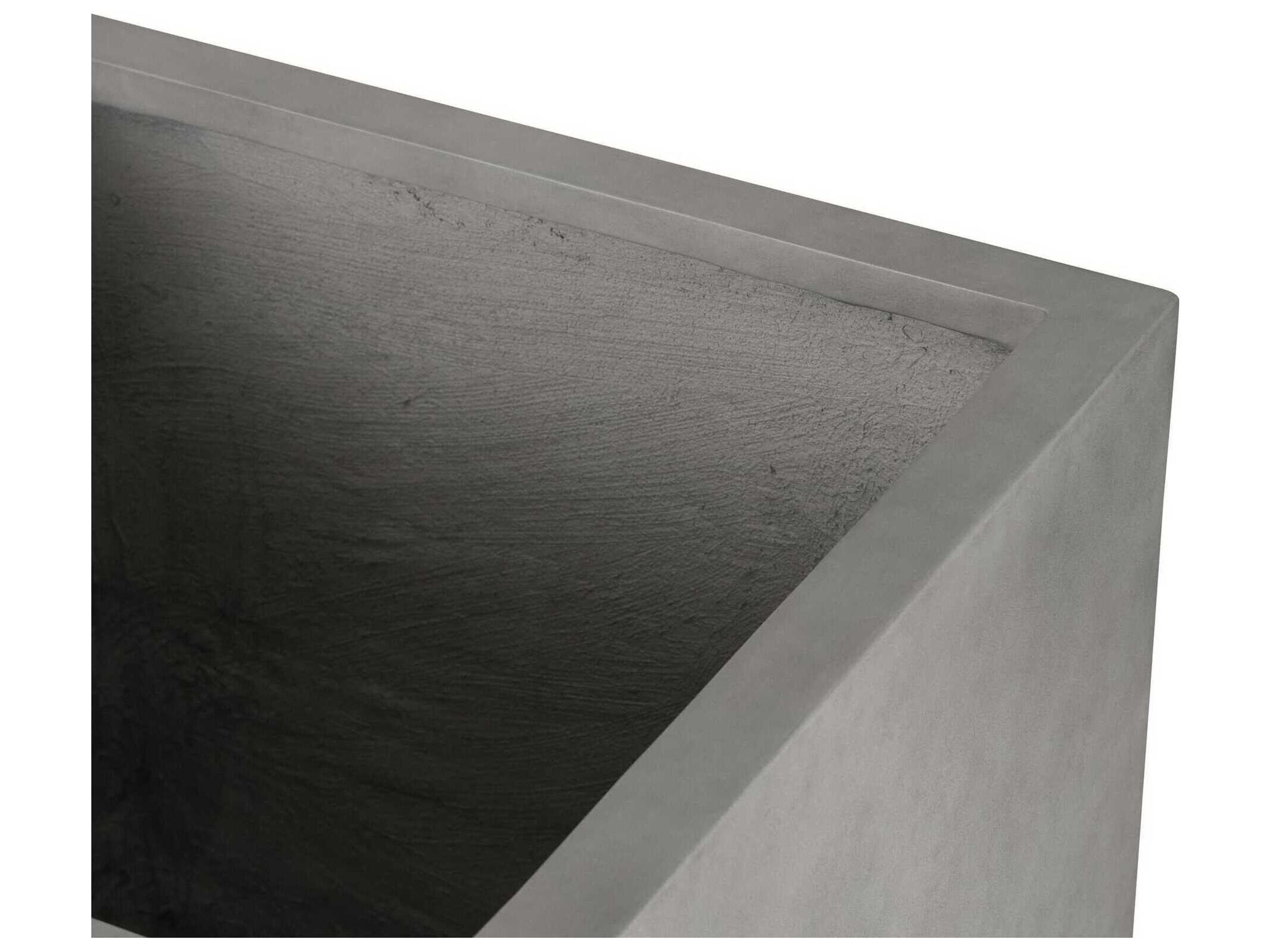 Four Hands Outdoor Thayer Kiro Natural Grey Concrete Planter