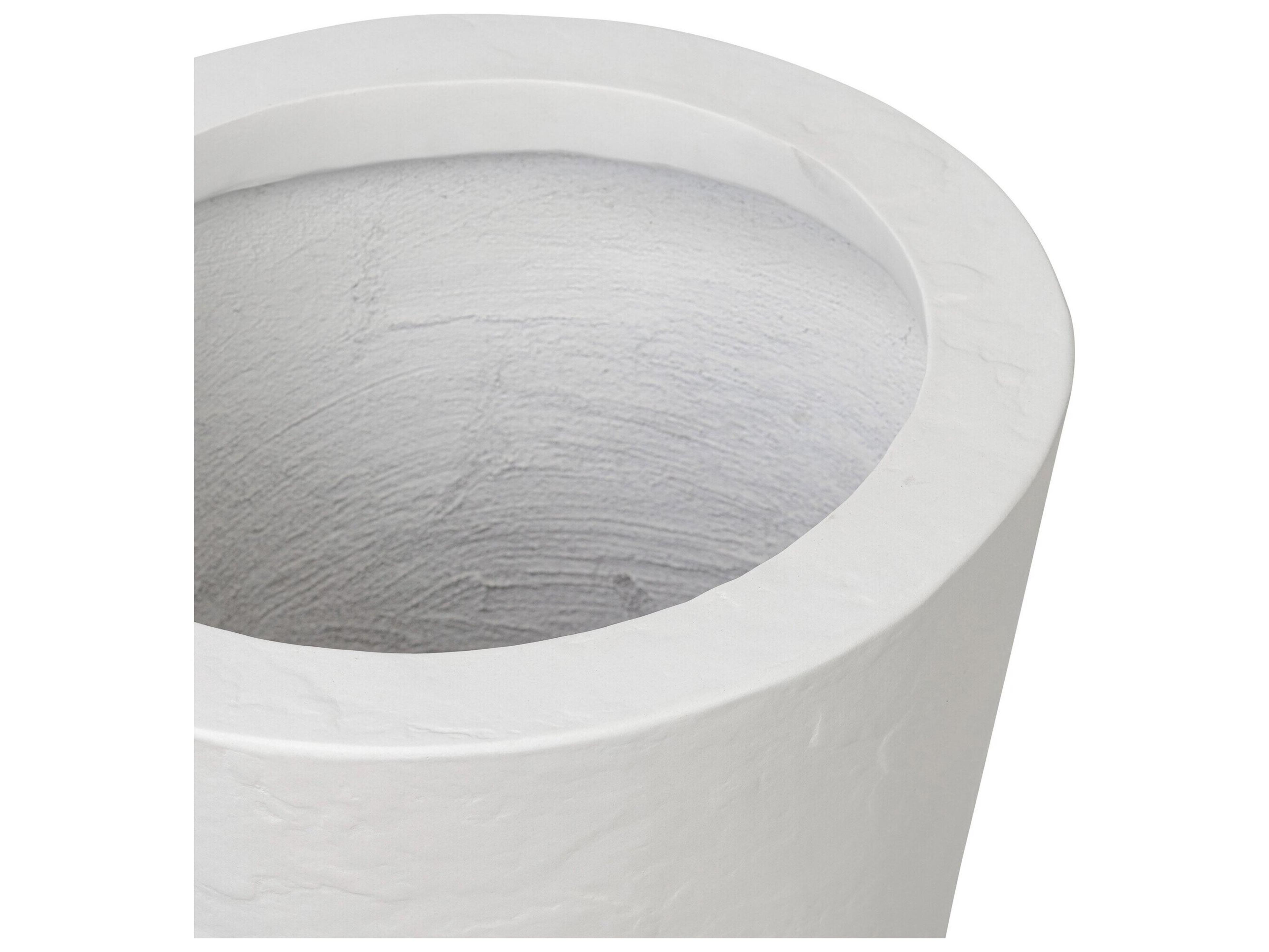 Four Hands Outdoor Thayer White Concrete Planter