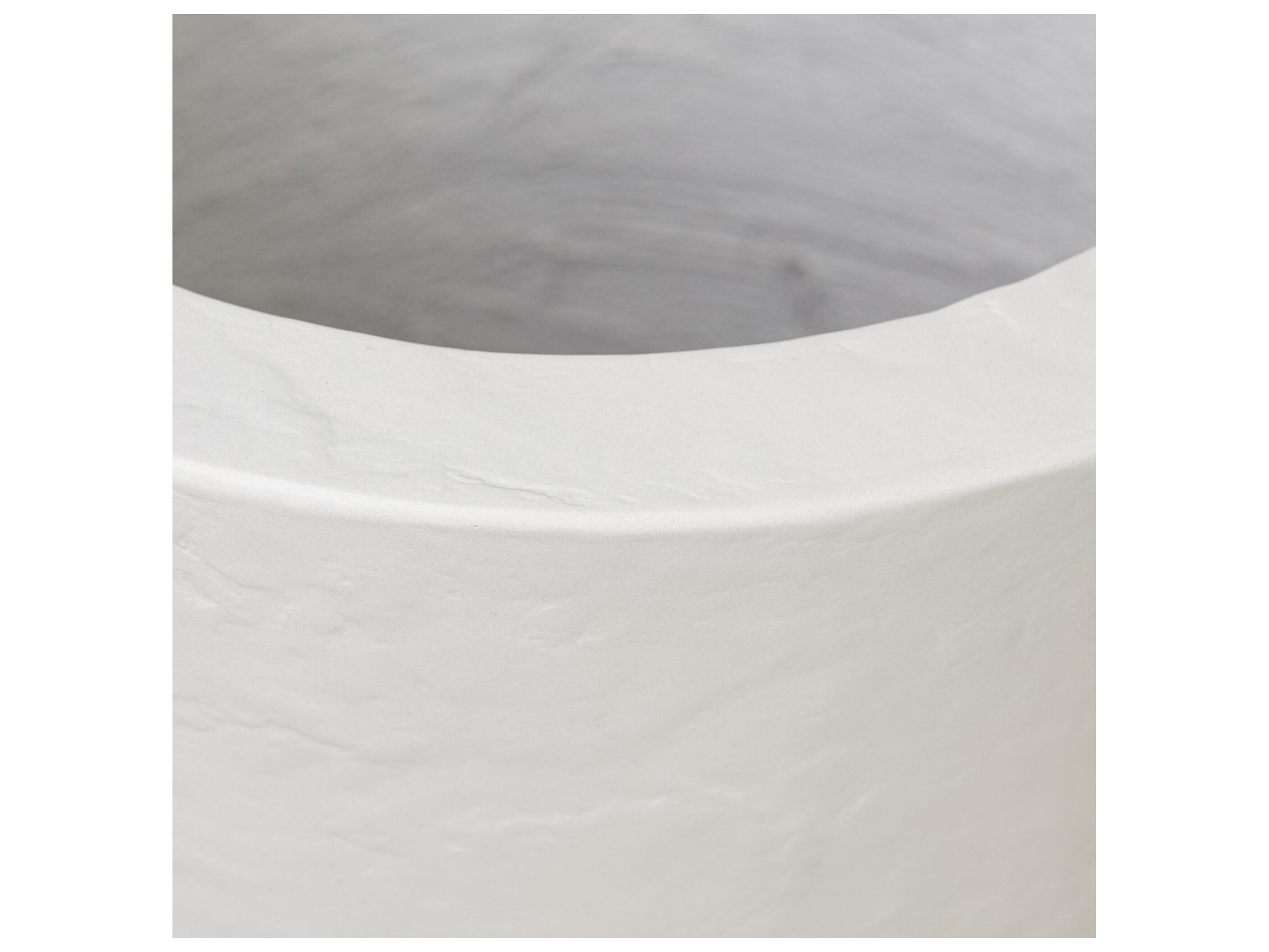 Luxecor Globetrotter Outdoor Suvi Planter - Textured White Concrete