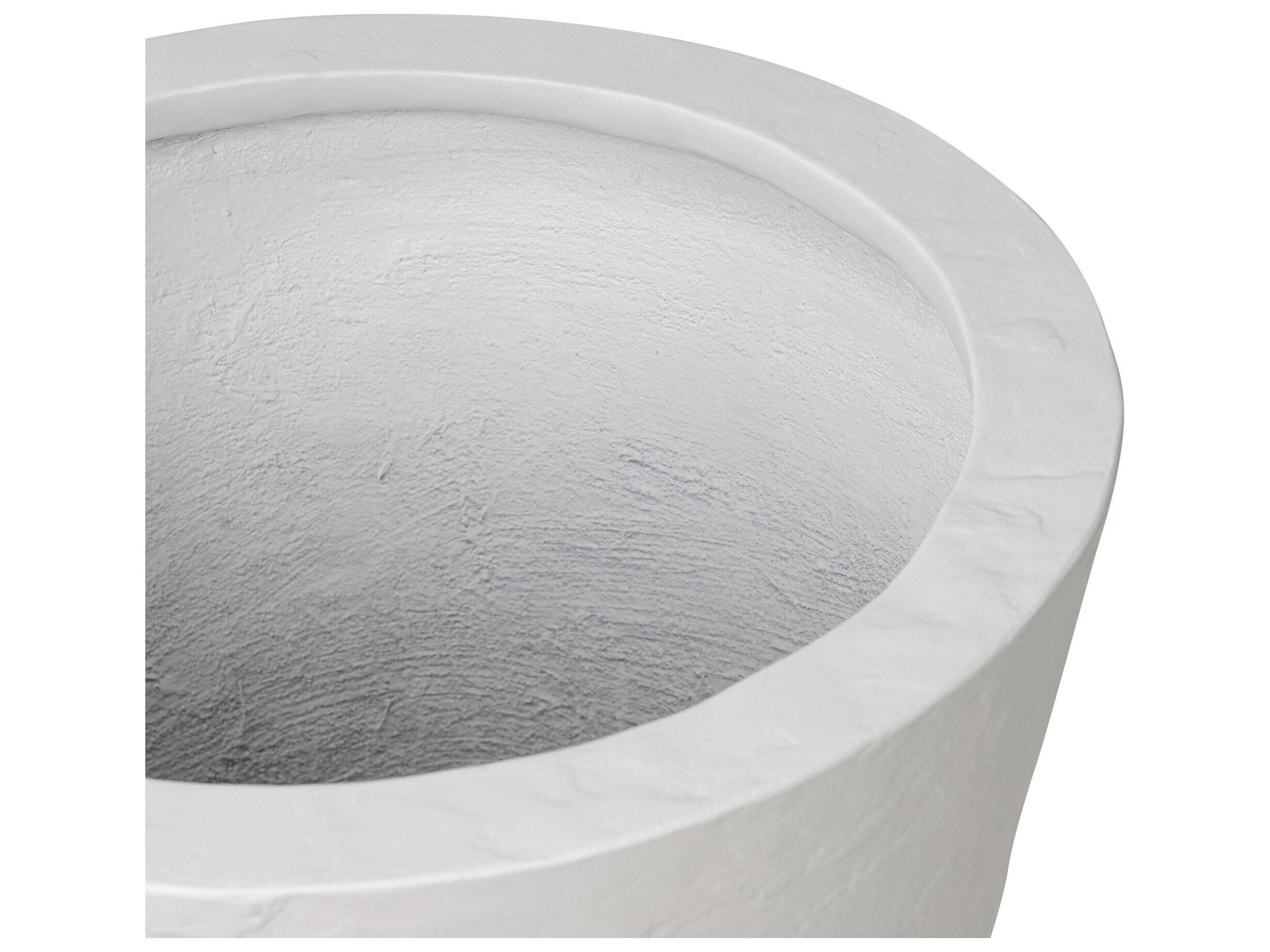 Four Hands Outdoor Thayer White Concrete Planter