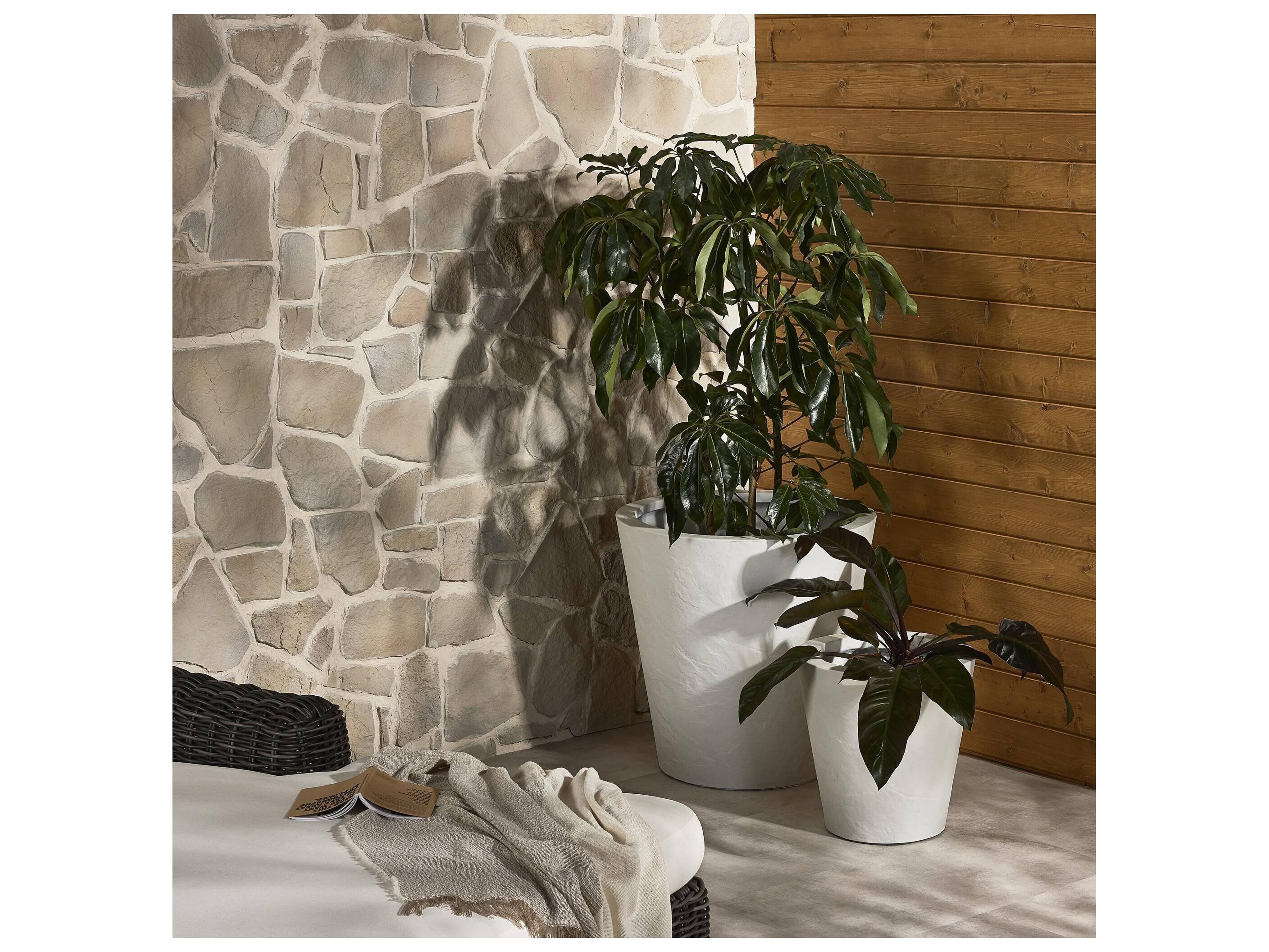 Four Hands Outdoor Thayer White Concrete Planter