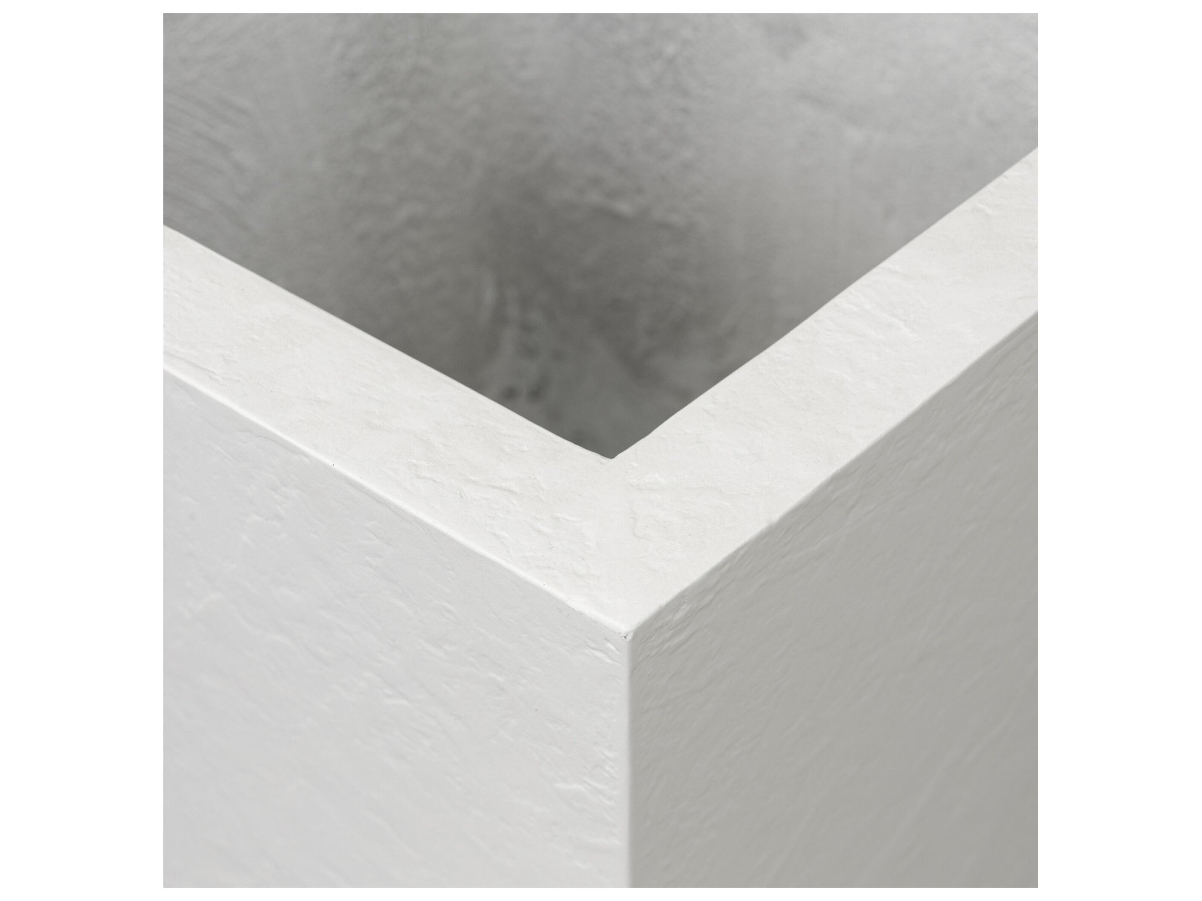 Four Hands Outdoor Thayer Textured White Concrete Planter