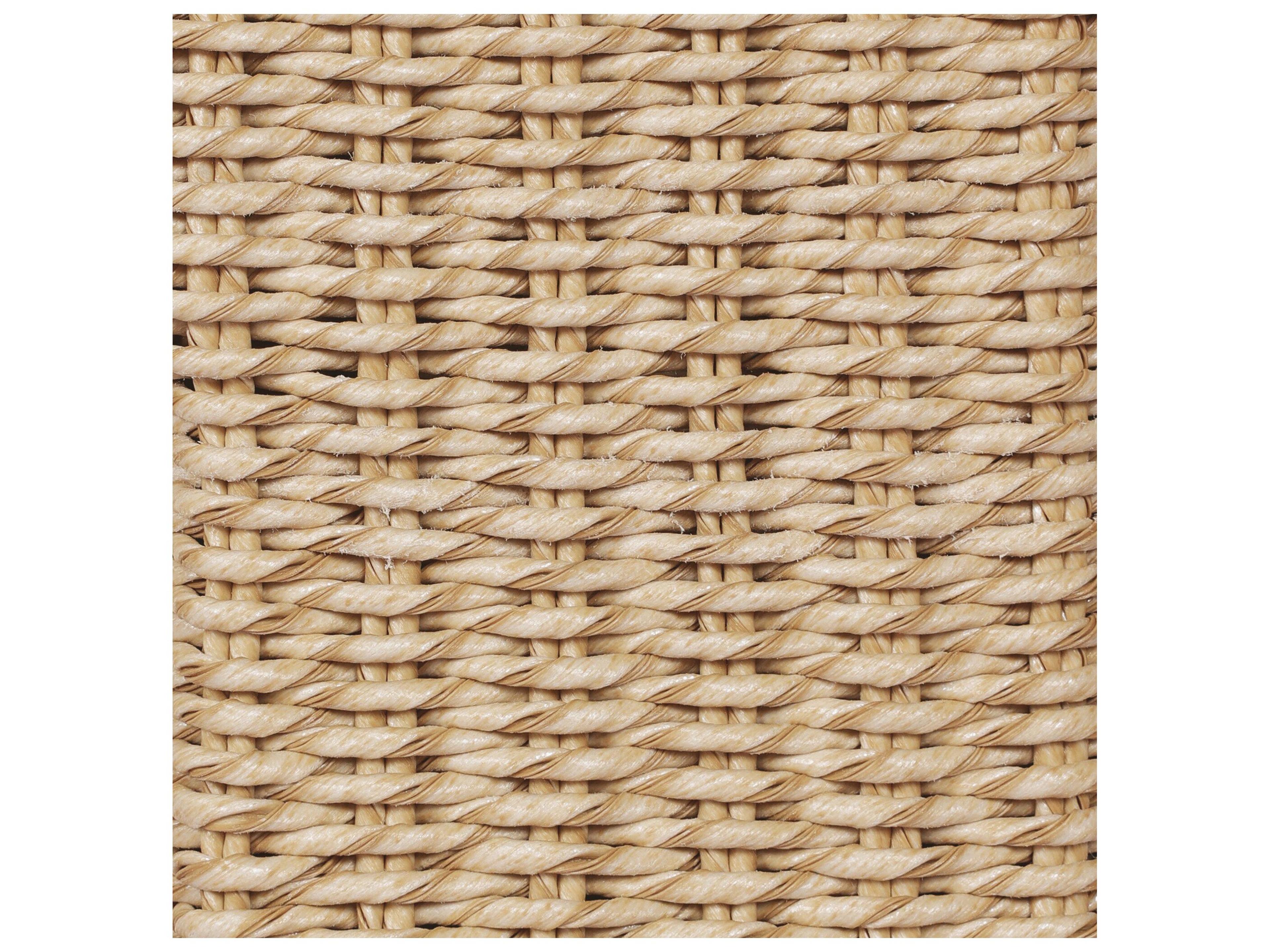 Four Hands Outdoor Garwood Amur Ellor Beige Faux Hyacinth Polypropylene Cushion Dining Chair