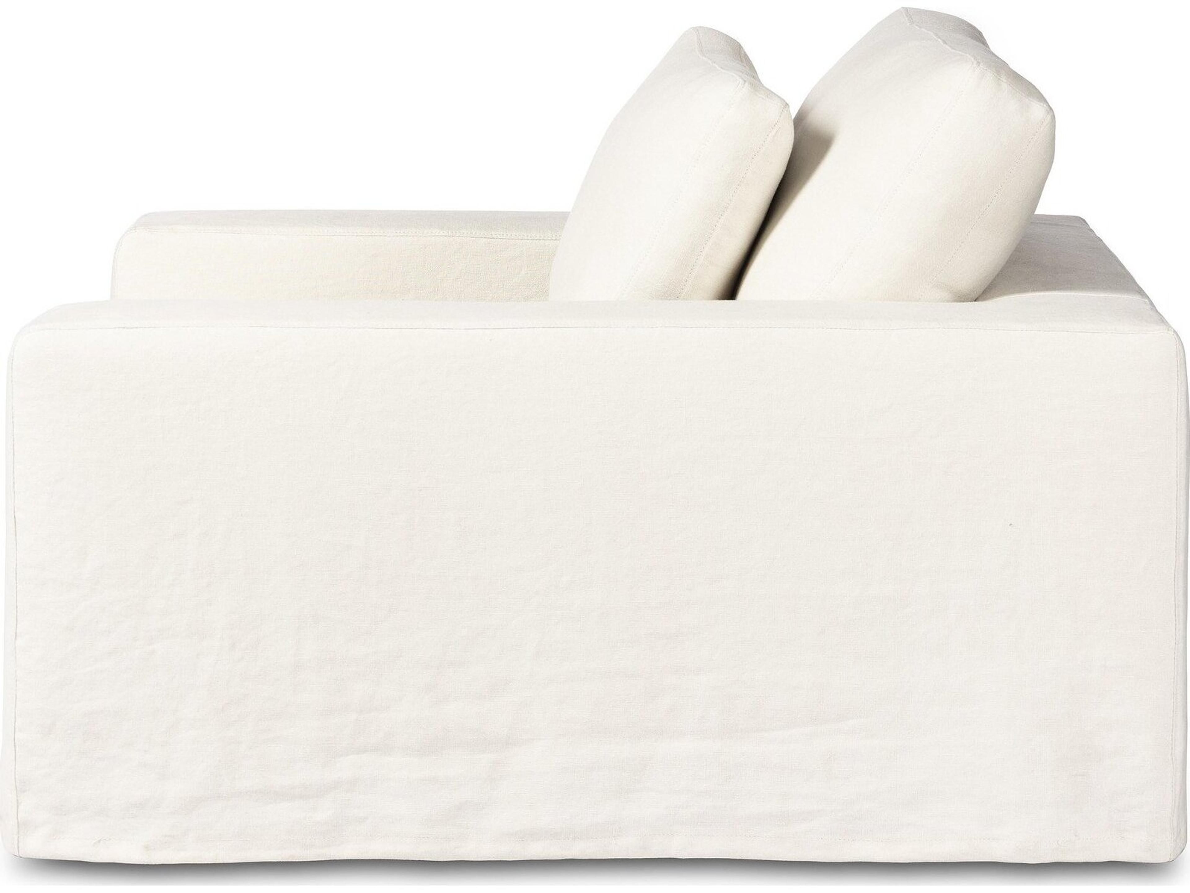 Four Hands Outdoor Westgate Ostend Hemp Bombay Flax Slipcover Lounge Chair