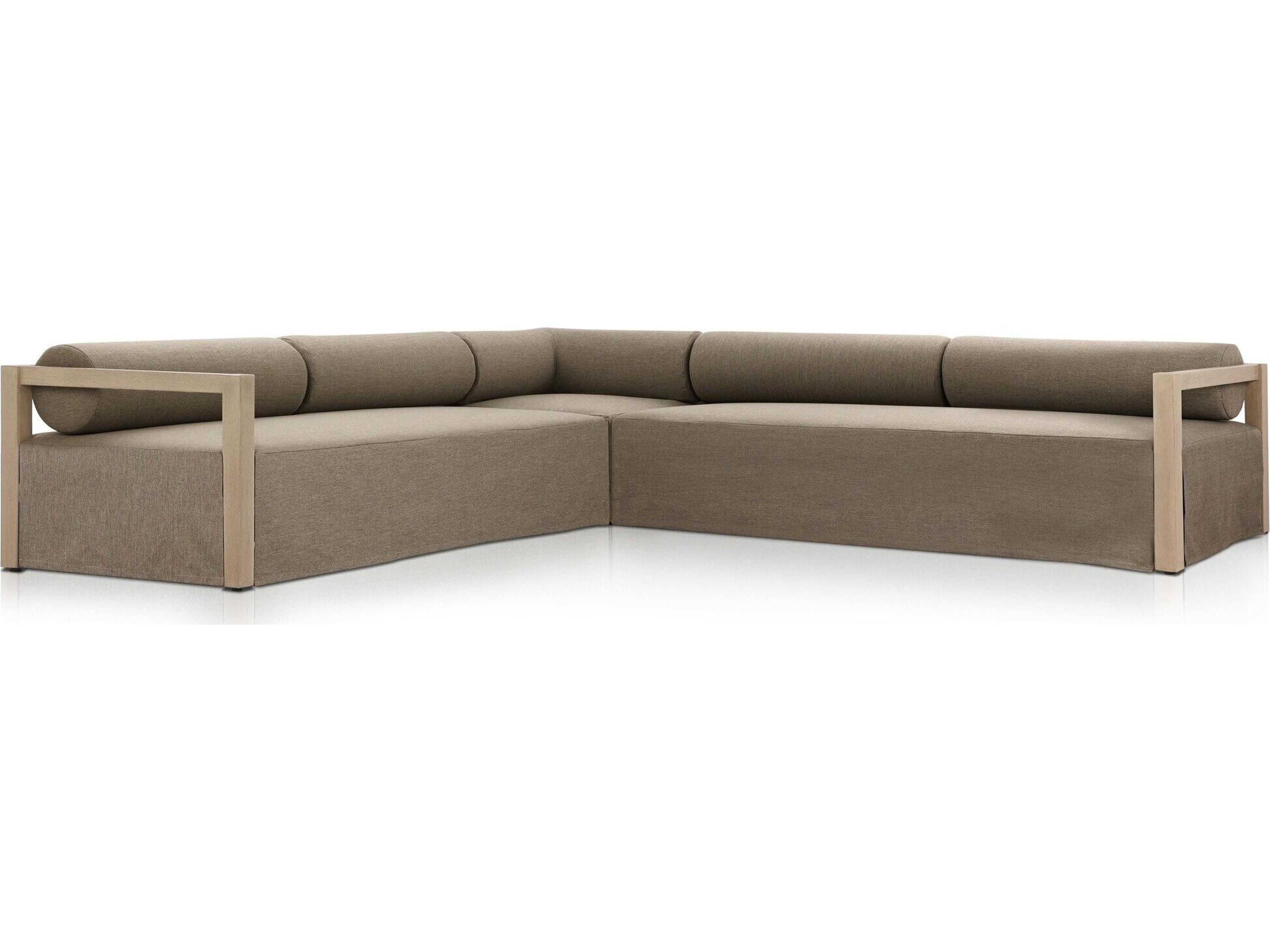 Globetrotter Outdoor Laskin 3 - Piece Sectional Sofa