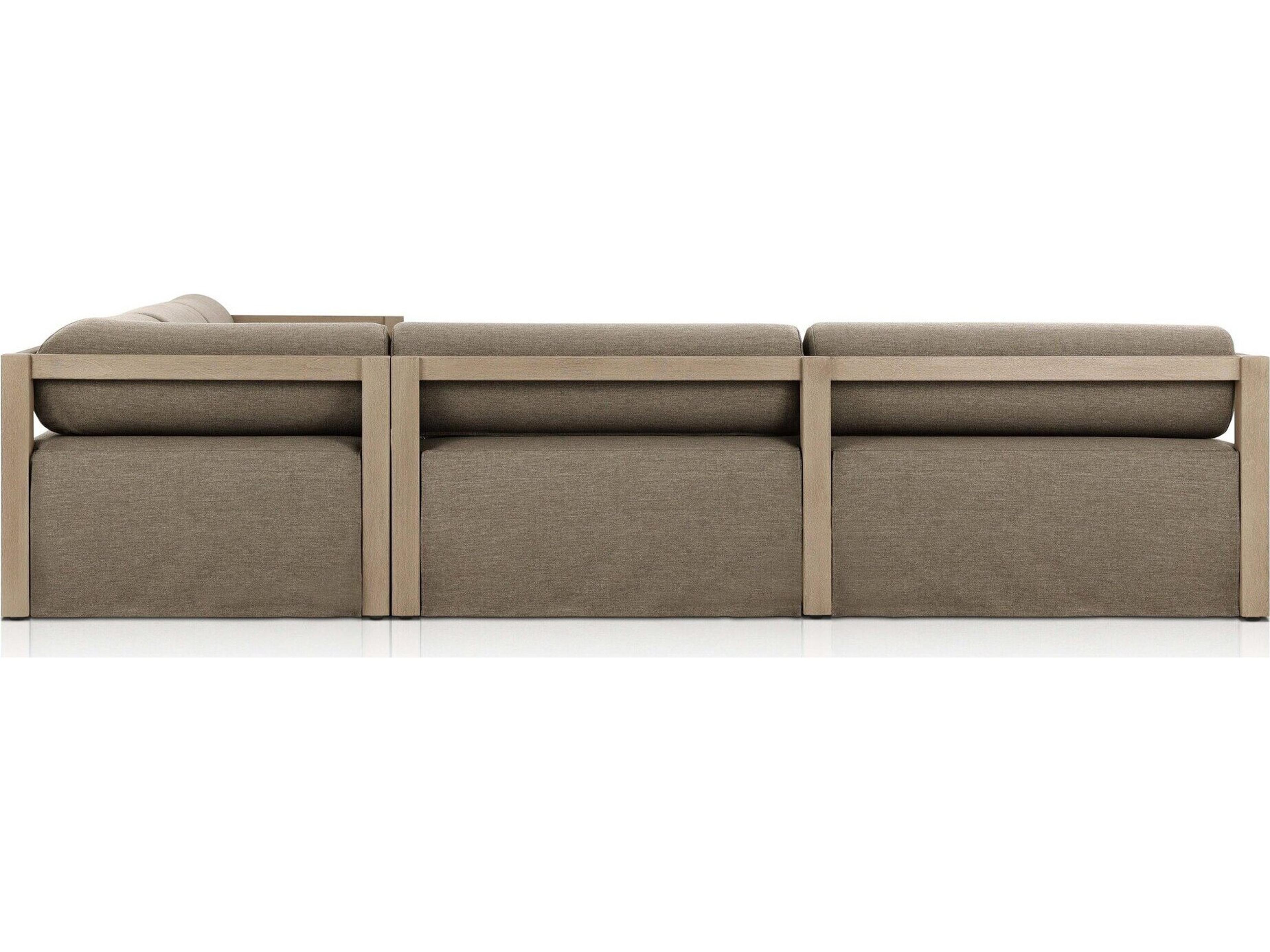 Luxecor Globetrotter Outdoor Laskin 3 - Piece Sectional Sofa