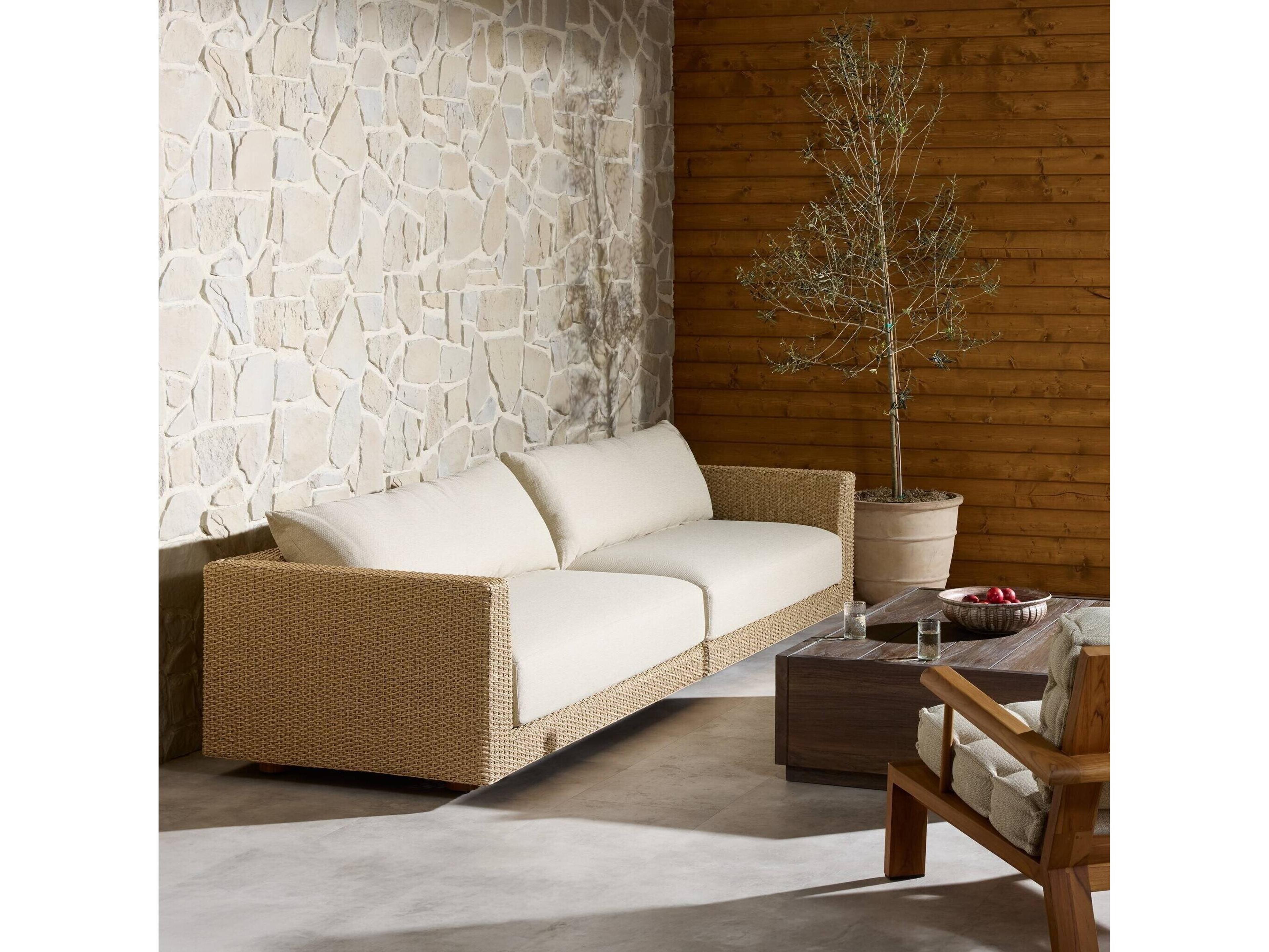 Four Hands Outdoor Solano Casa Cream Cushion Sofa