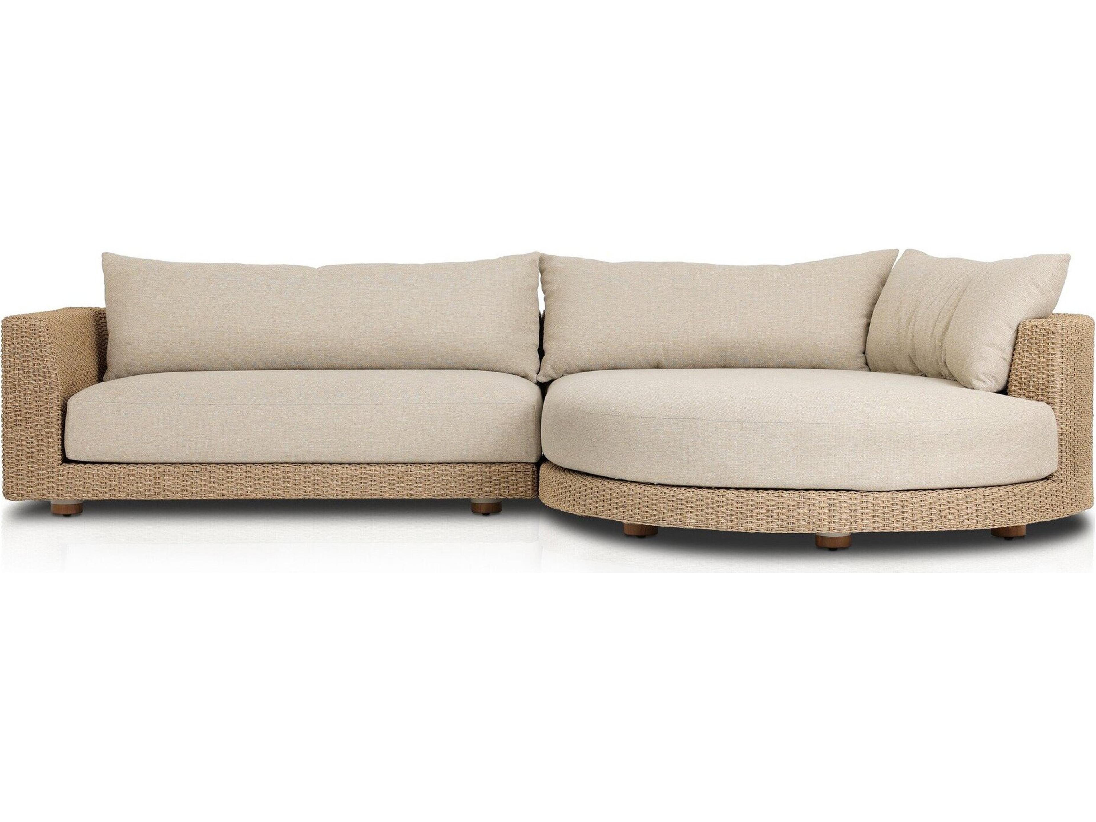 Four Hands Outdoor Solano Casa Cream Cushion Sectional
