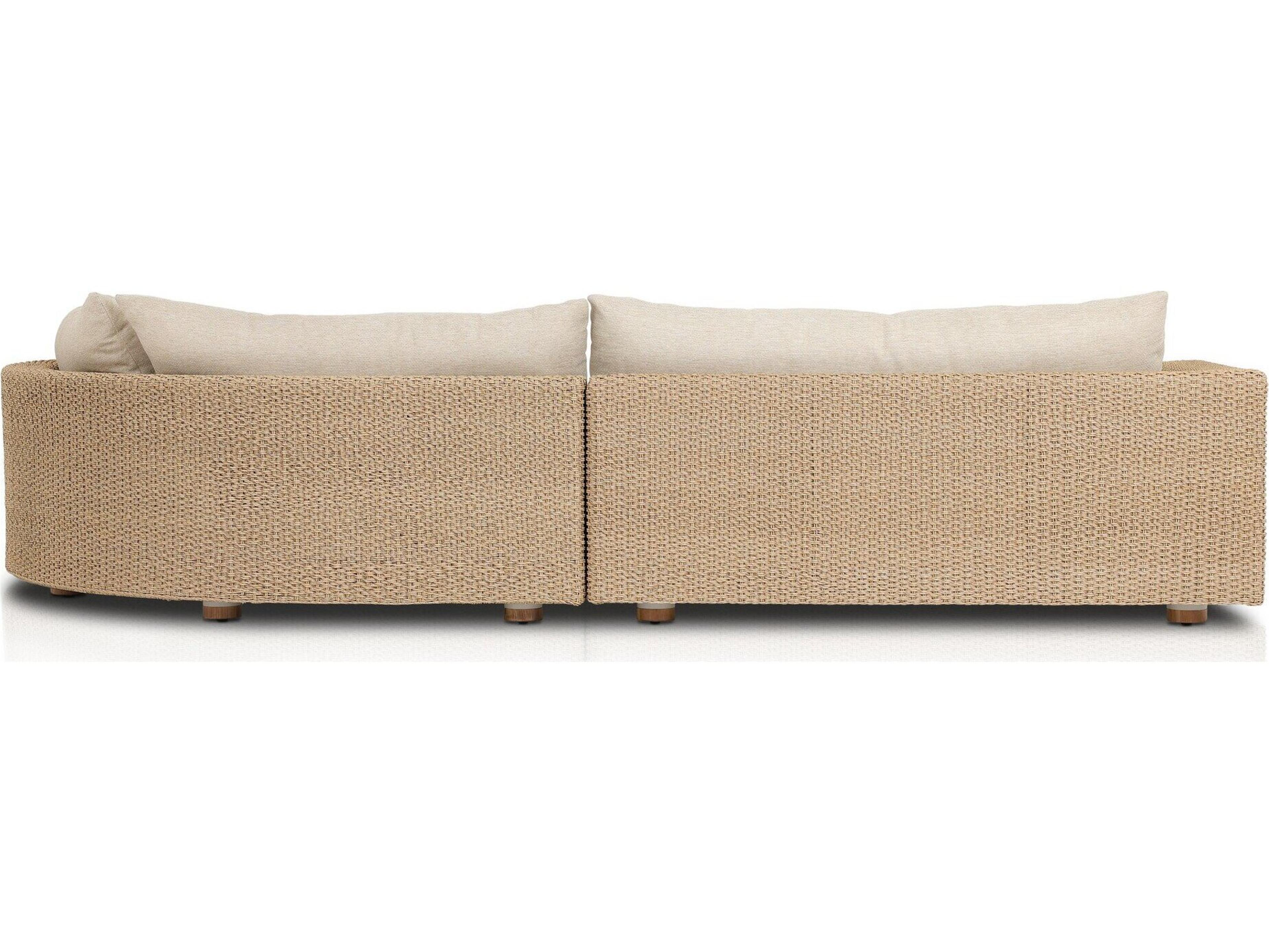 Four Hands Outdoor Solano Casa Cream Cushion Sectional