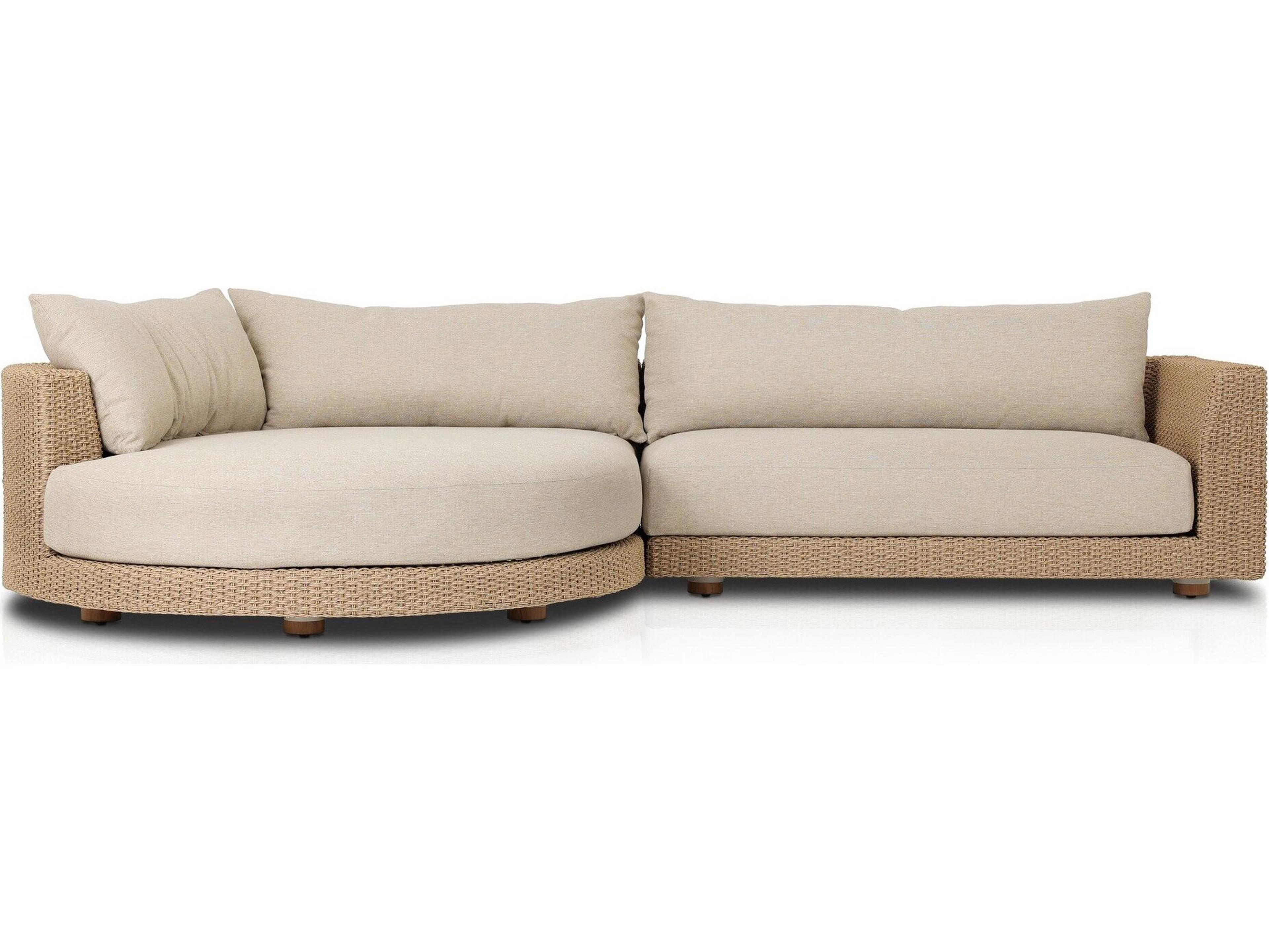 Four Hands Outdoor Solano Casa Cream Cushion Sectional