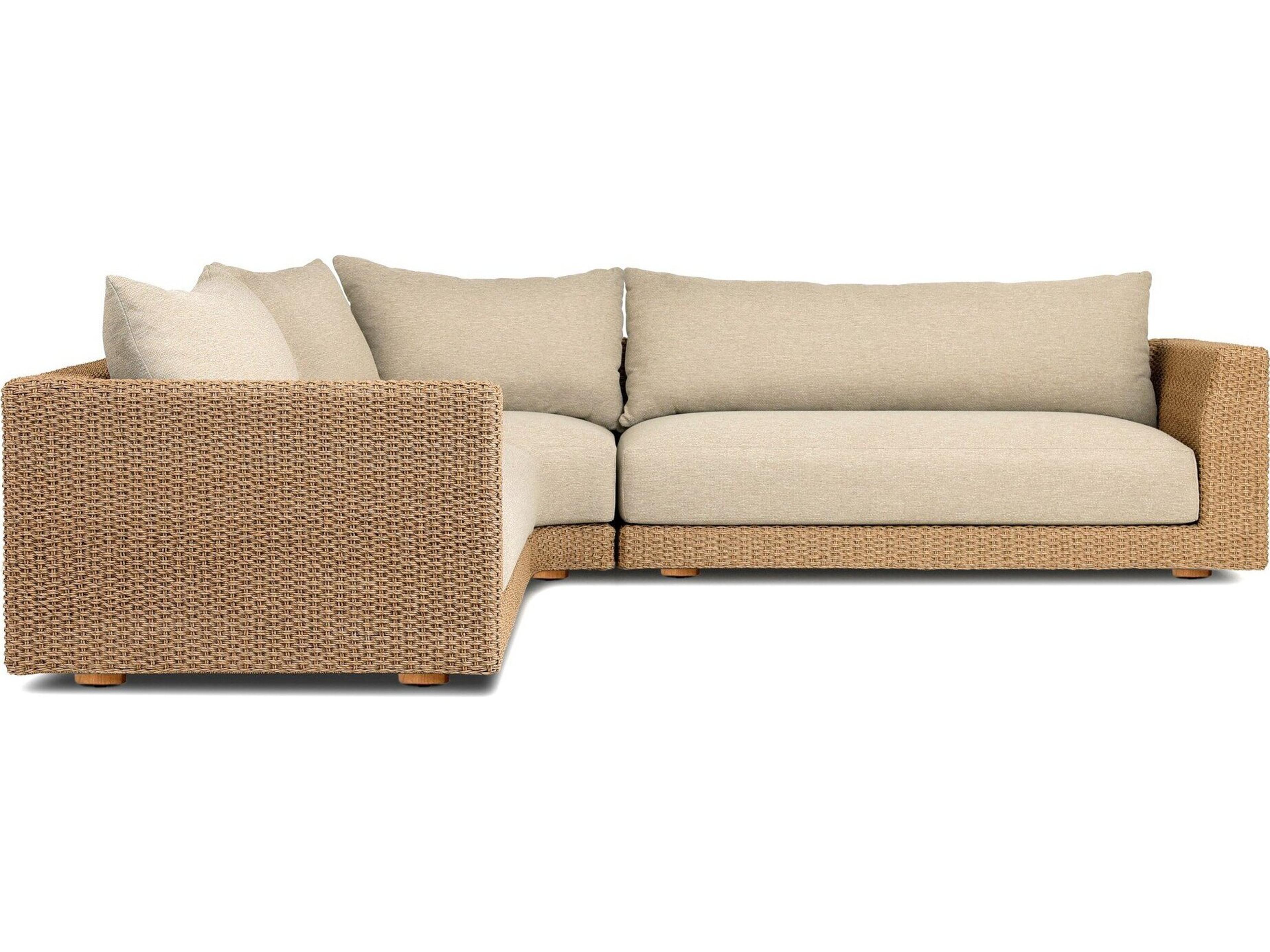 Four Hands Outdoor Solano Casa Cream Cushion Sectional