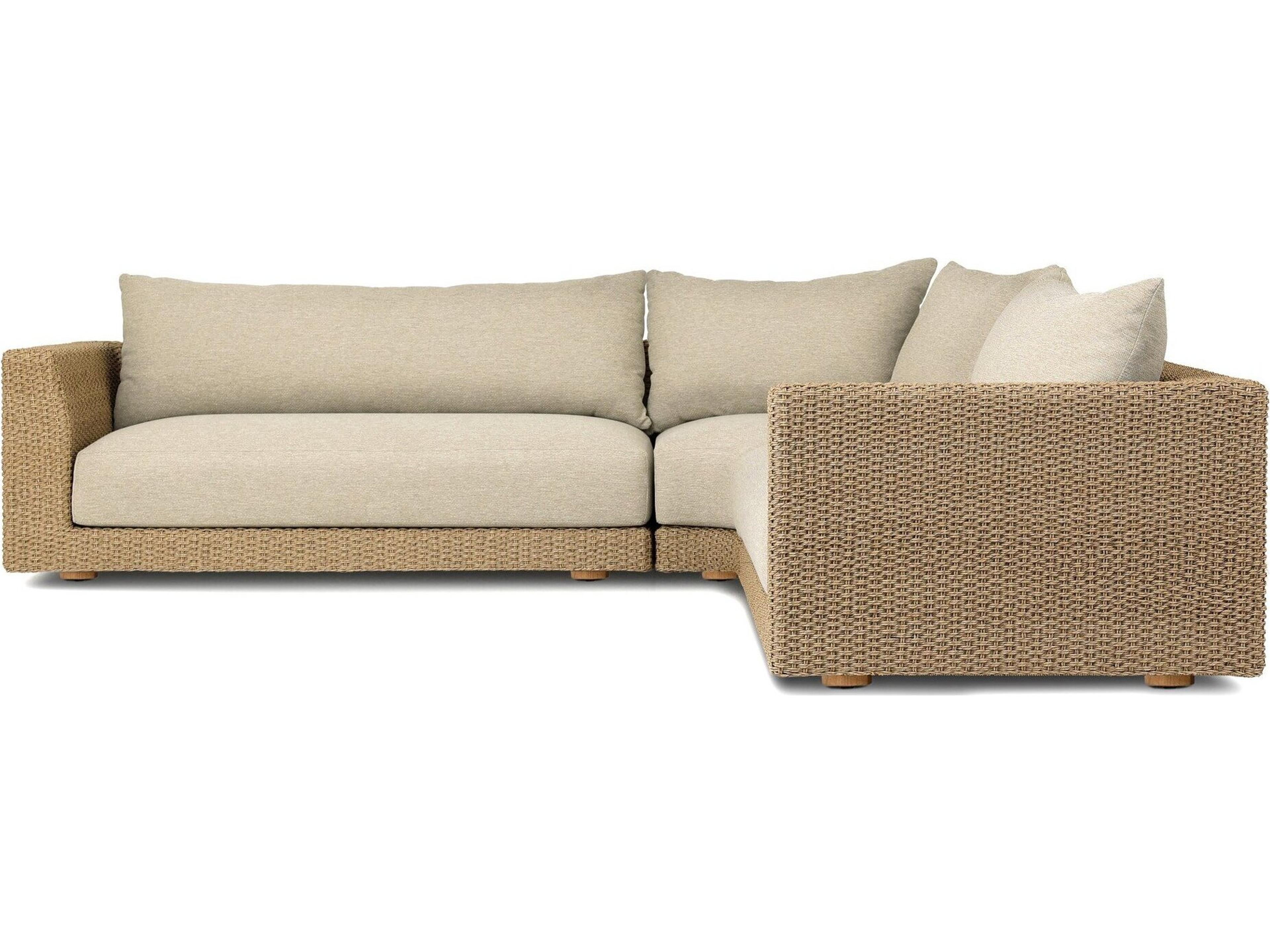 Four Hands Outdoor Solano Casa Cream Cushion Sectional