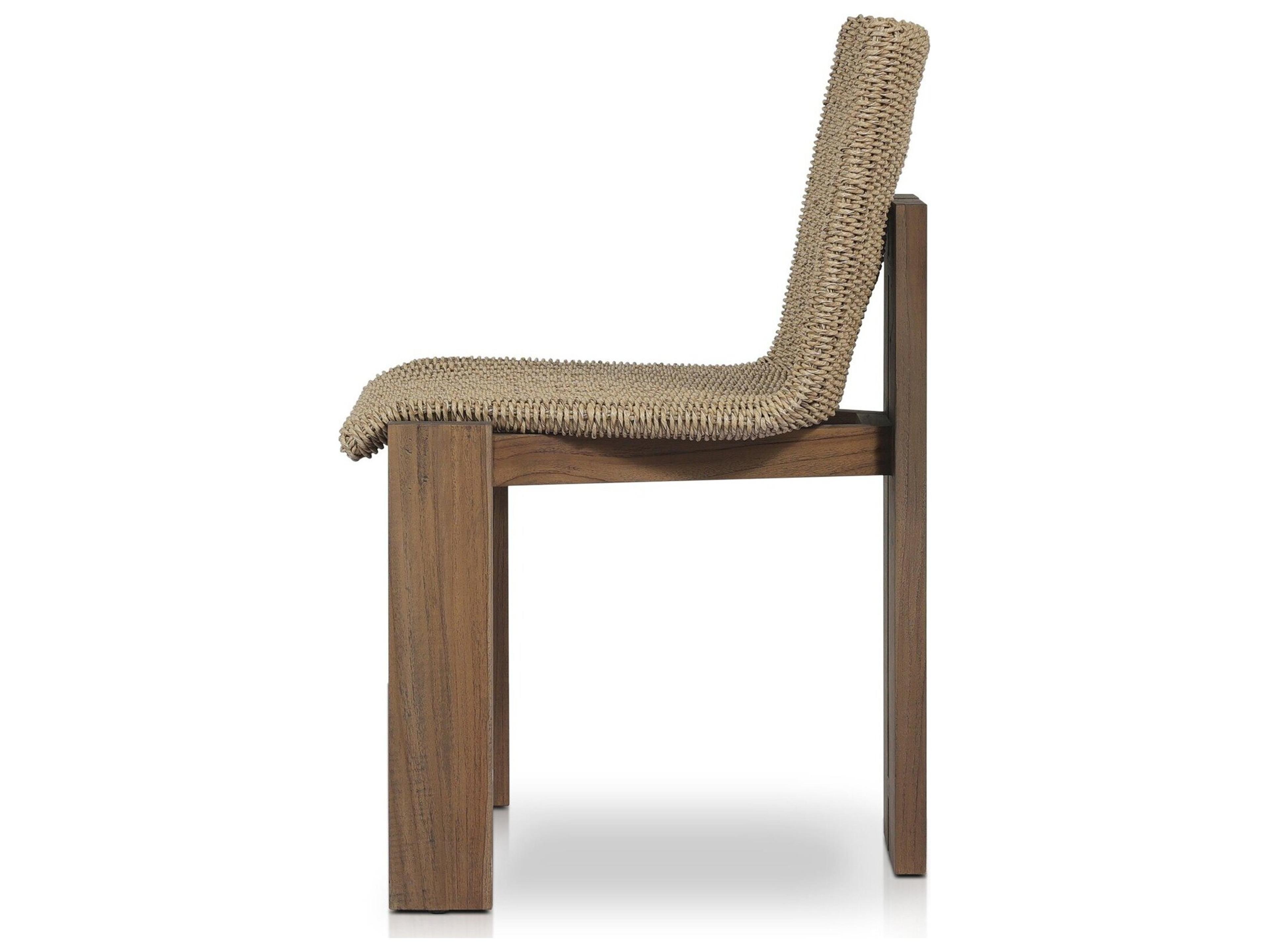 Four Hands Outdoor Duvall Railay  End Table - Stained Toasted Brown-Fsc