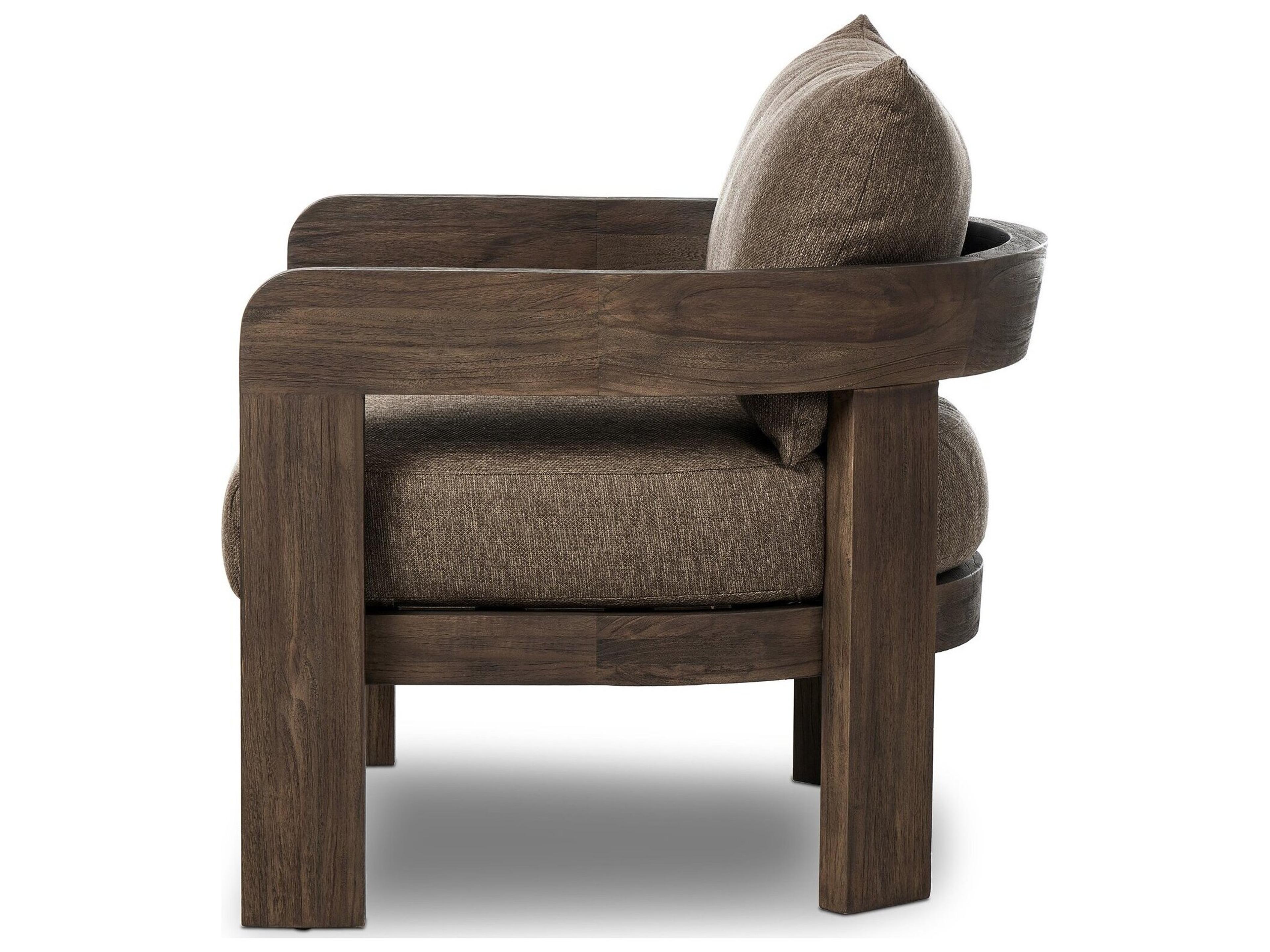 Luxecor Globetrotter Outdoor Teak Cushion Lounge Chair