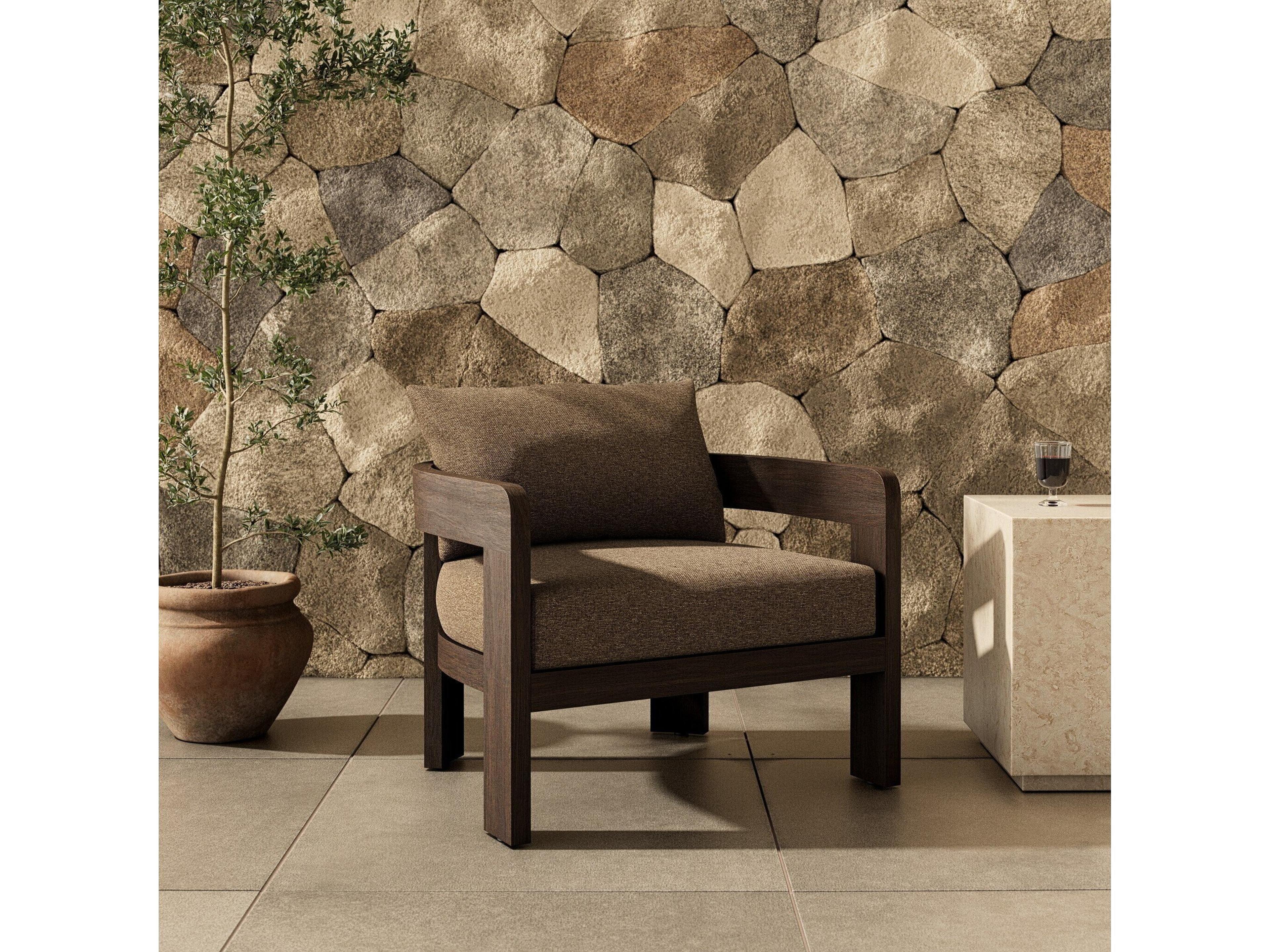 Luxecor Globetrotter Outdoor Teak Cushion Lounge Chair