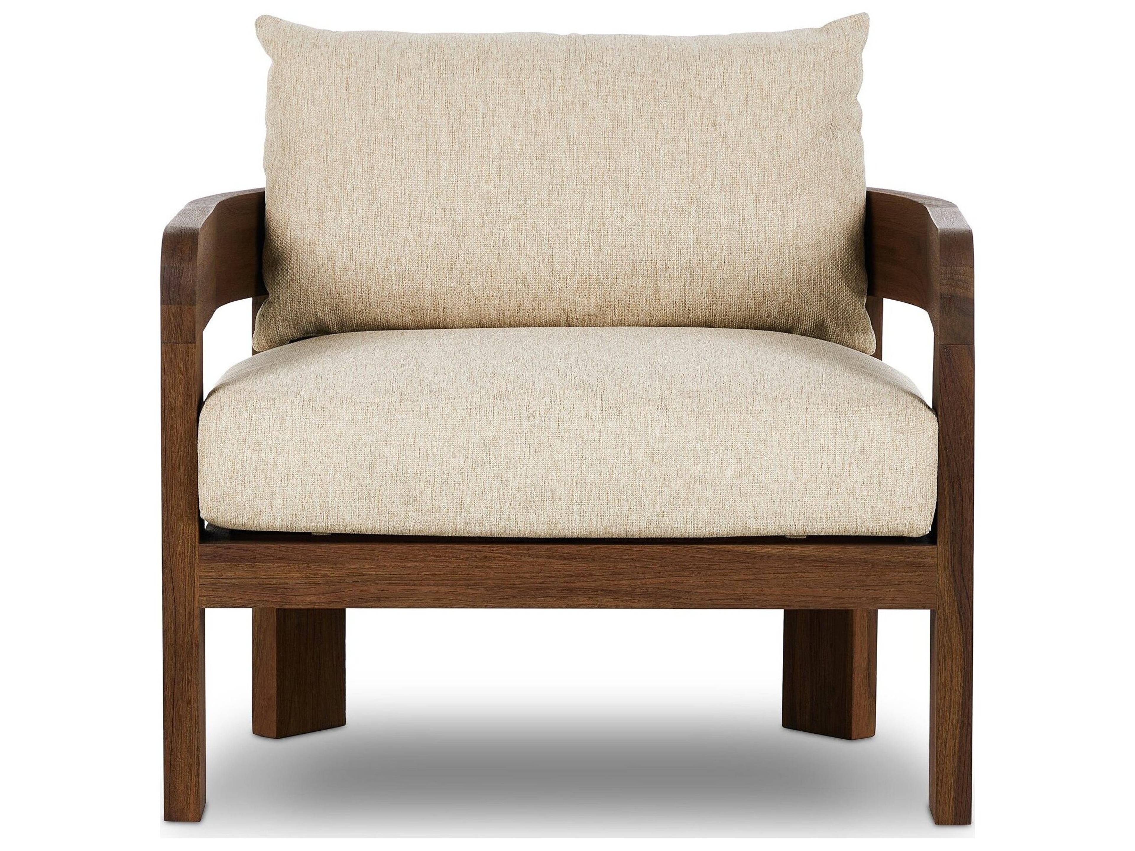 Luxecor Globetrotter Outdoor Teak Cushion Lounge Chair