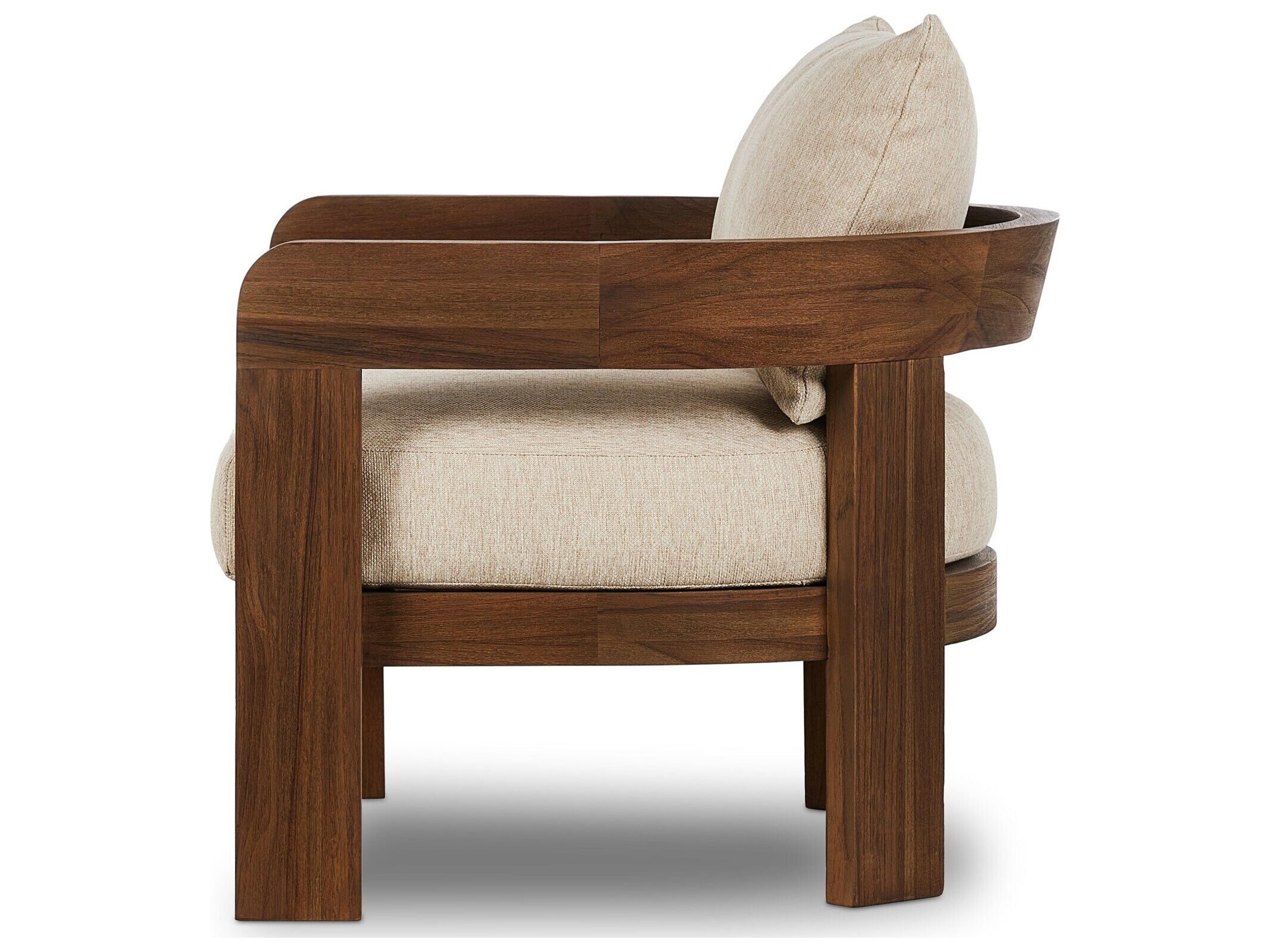 Luxecor Globetrotter Outdoor Teak Cushion Lounge Chair