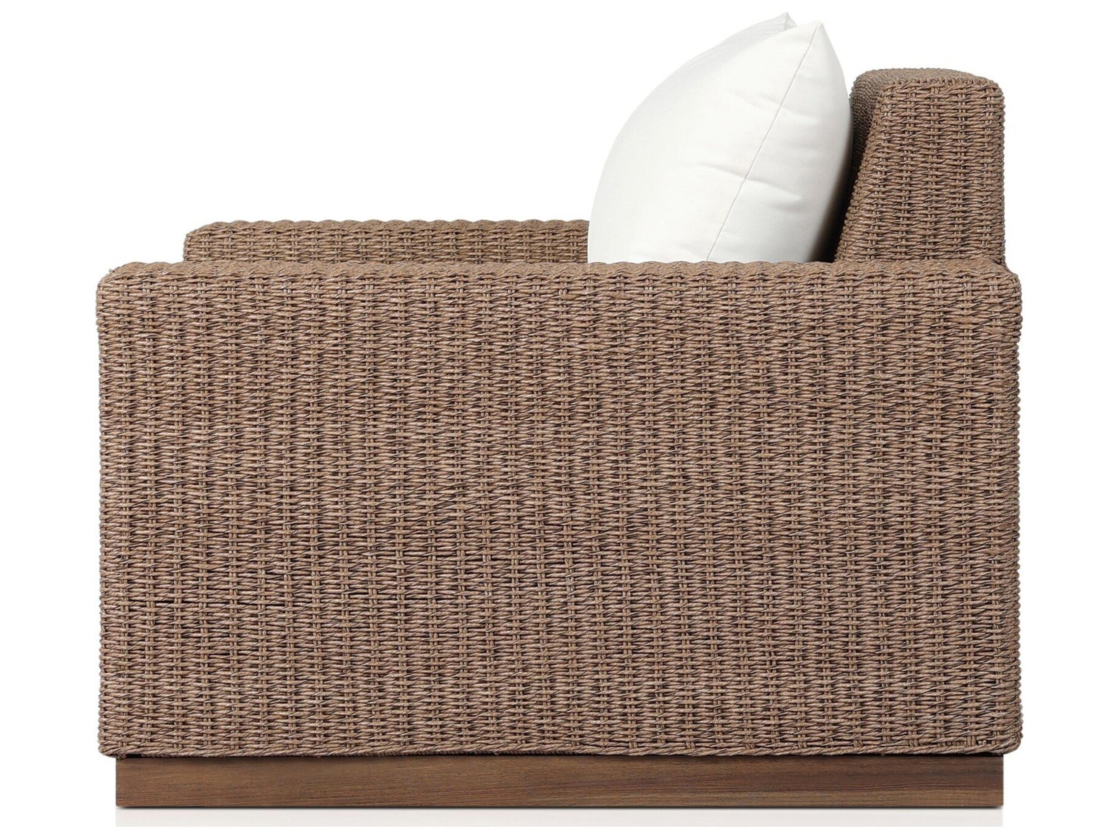 Four Hands Outdoor Pembrook Suri Teak Cushion Lounge Chair