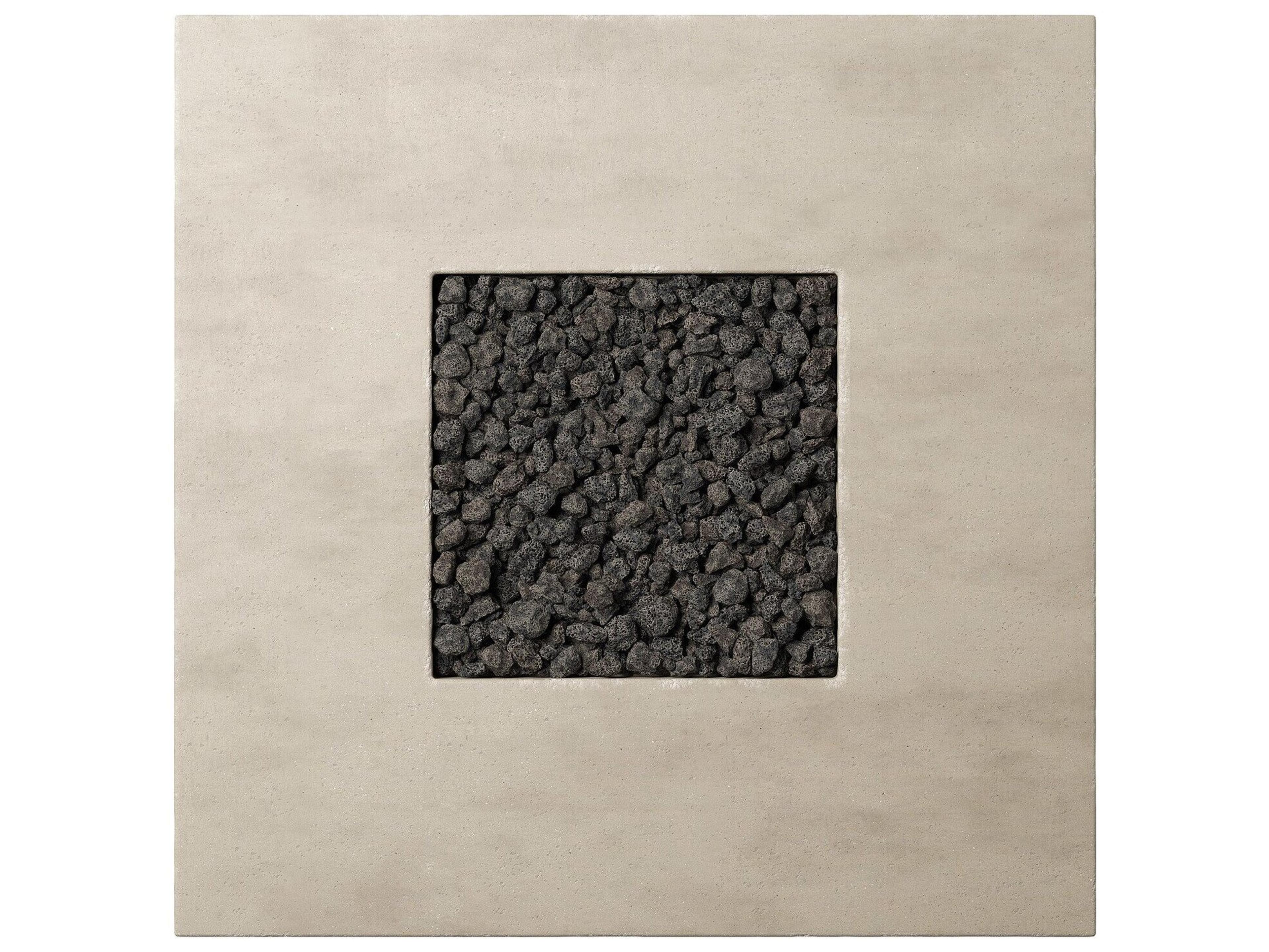 Four Hands Outdoor Falco Donovan Natural Concrete 42" Square Fire Pit Table