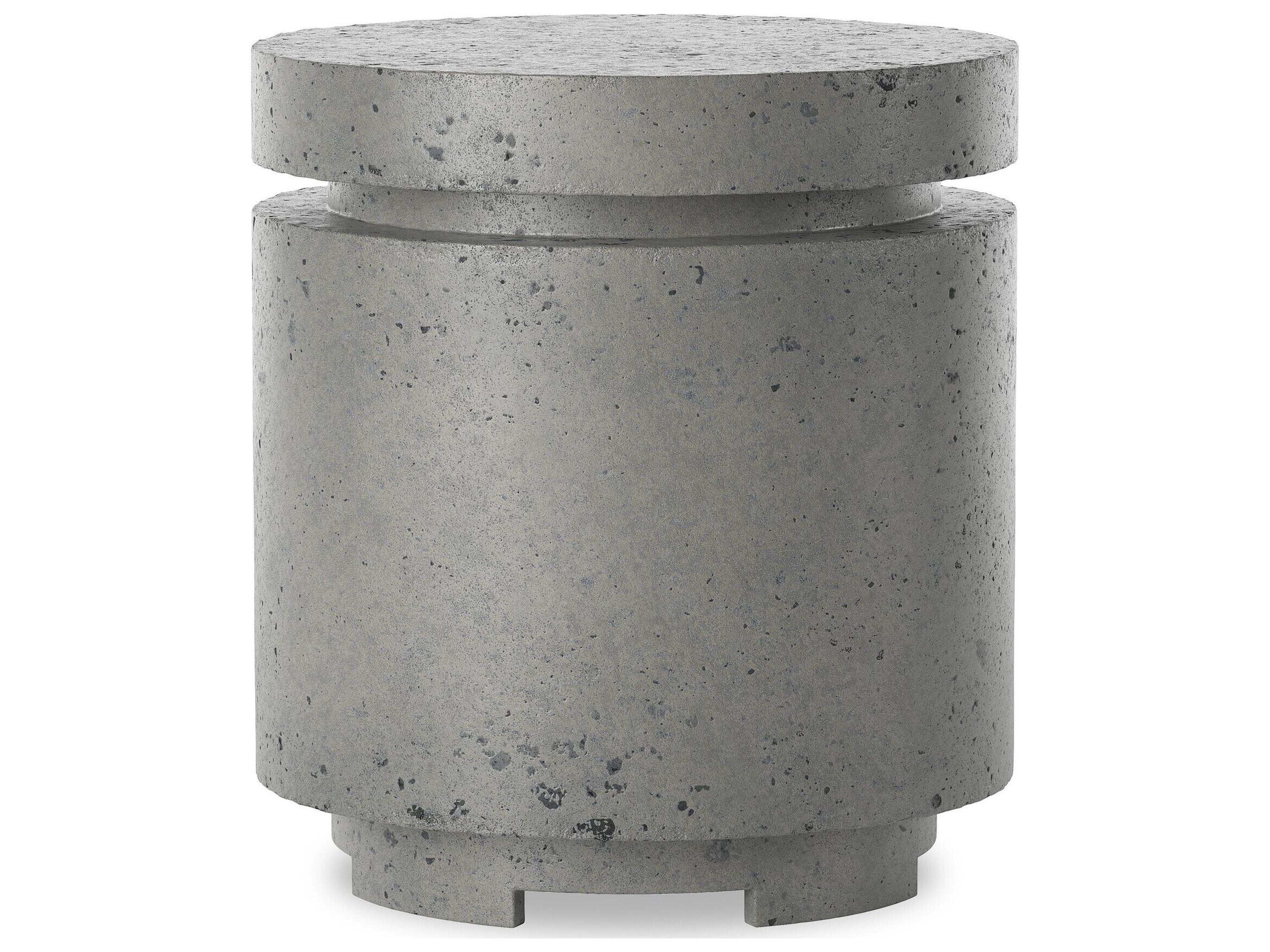 Four Hands Outdoor Falco Higgins Concrete Round End Table