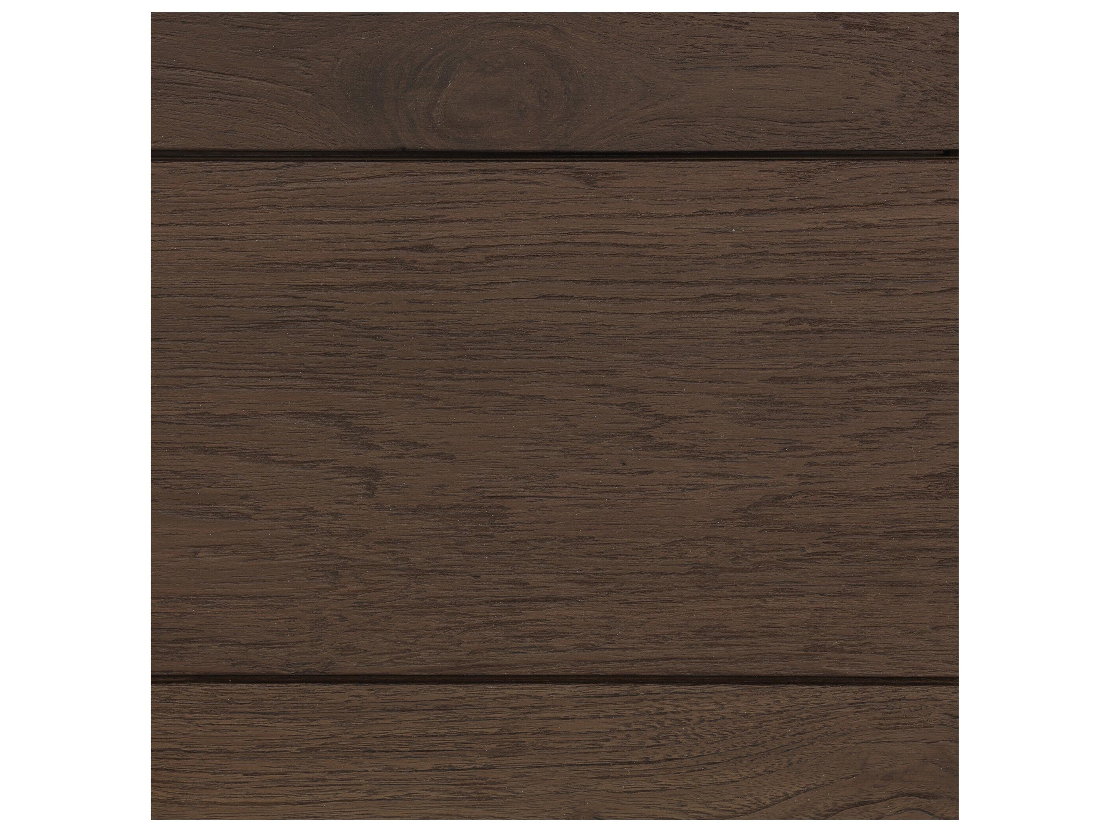 Four Hands Outdoor Providence Roca Round End Table - Stained Heritage Brown-FSC