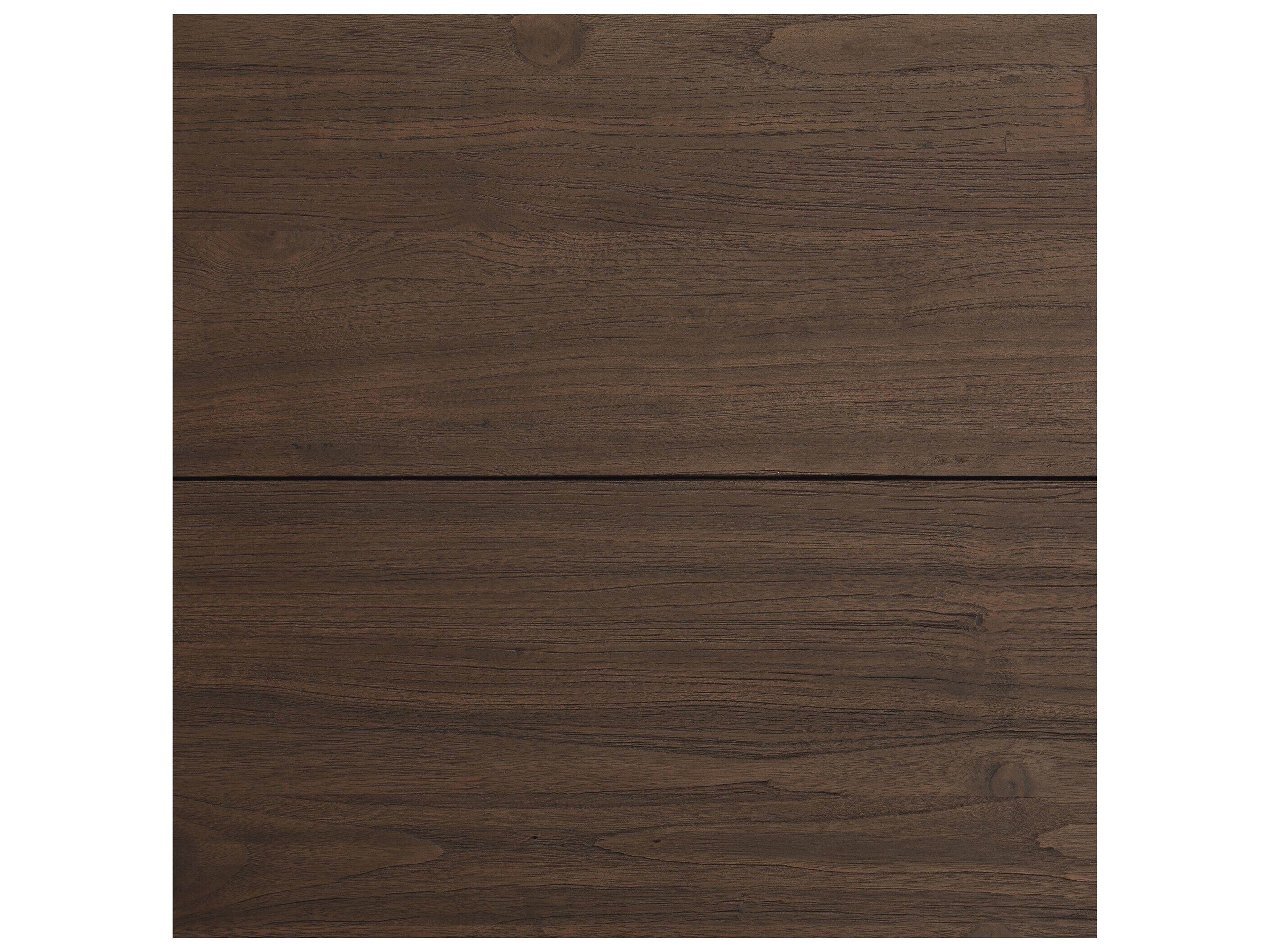 Four Hands Outdoor Providence Roca End Table - Stained Heritage Brown-FSC