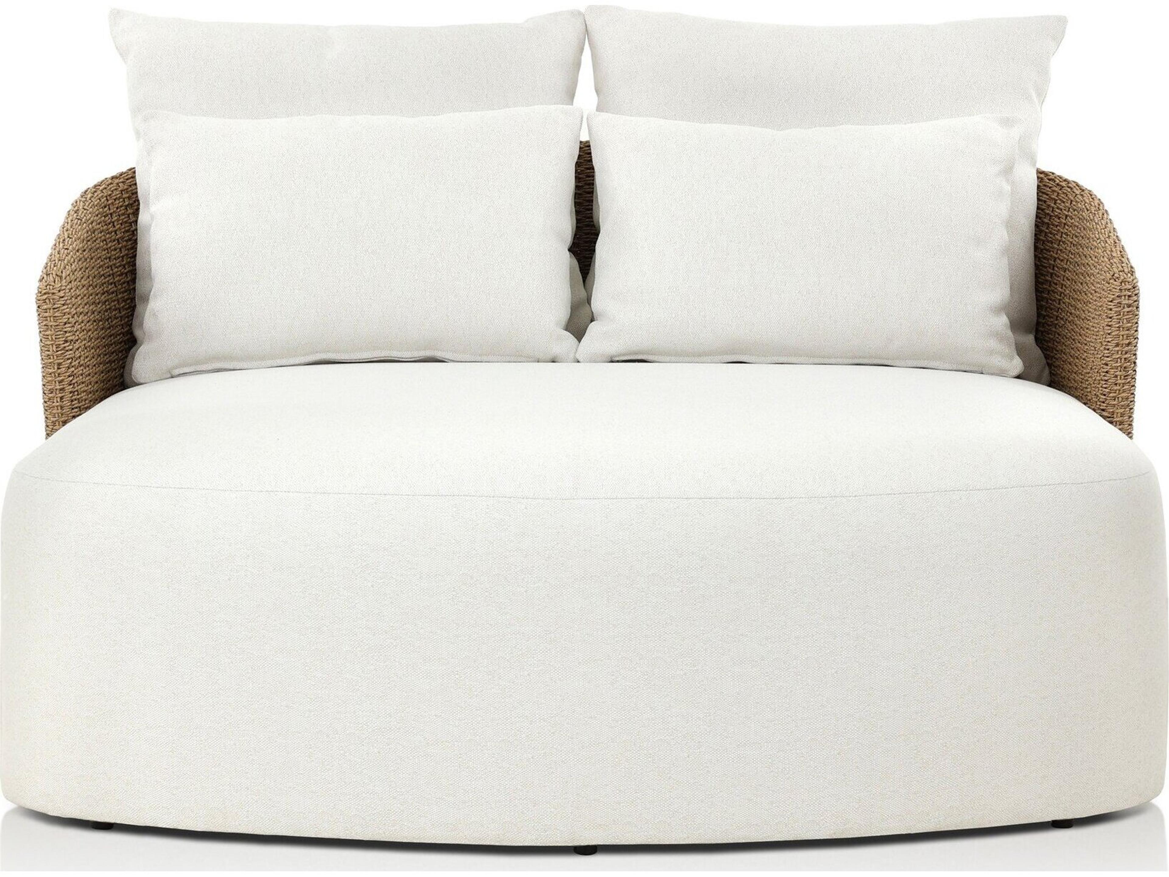 Four Hands Outdoor Solano Reine  Chaise - Alessi Linen