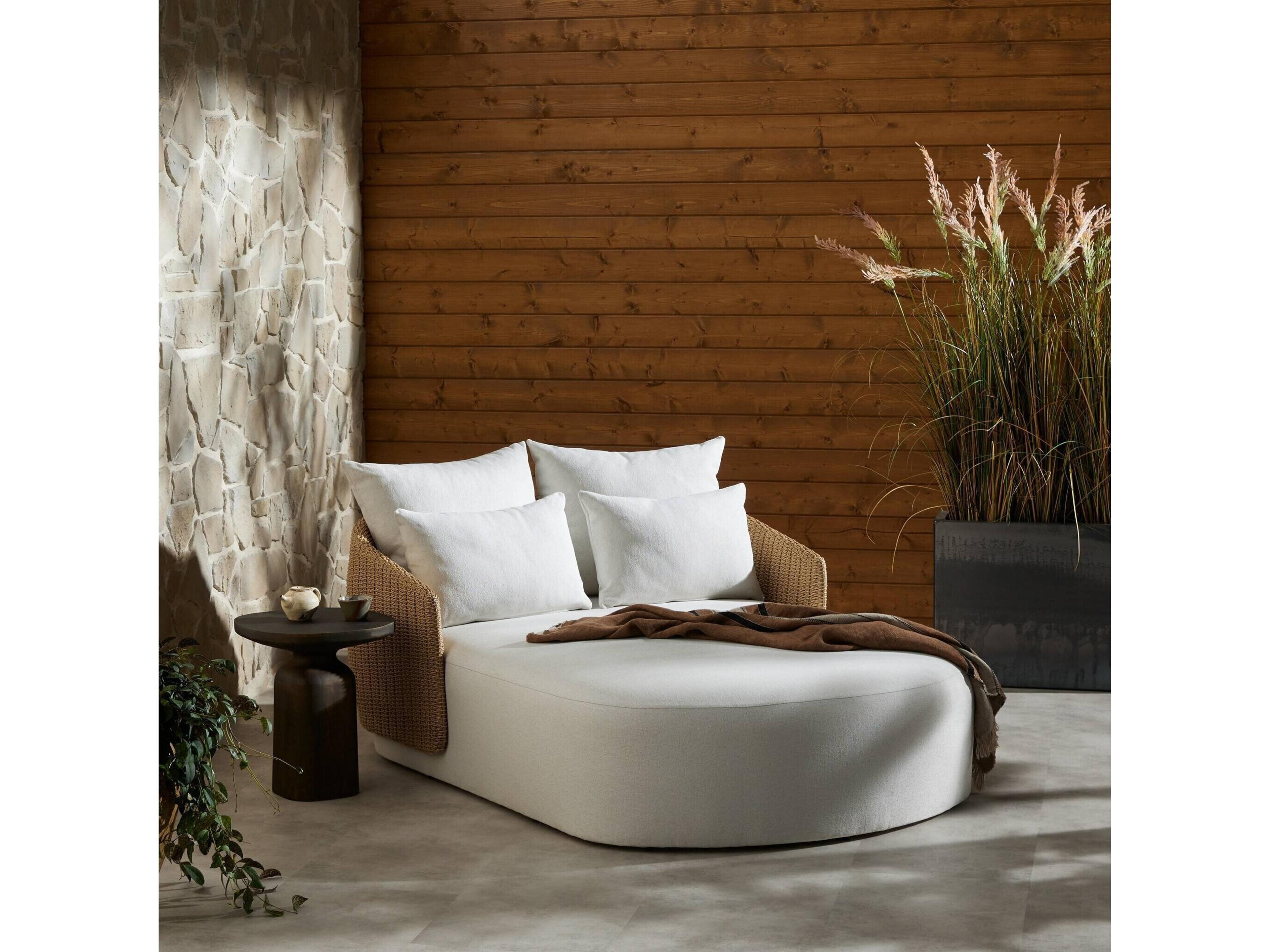 Four Hands Outdoor Solano Reine  Chaise - Alessi Linen