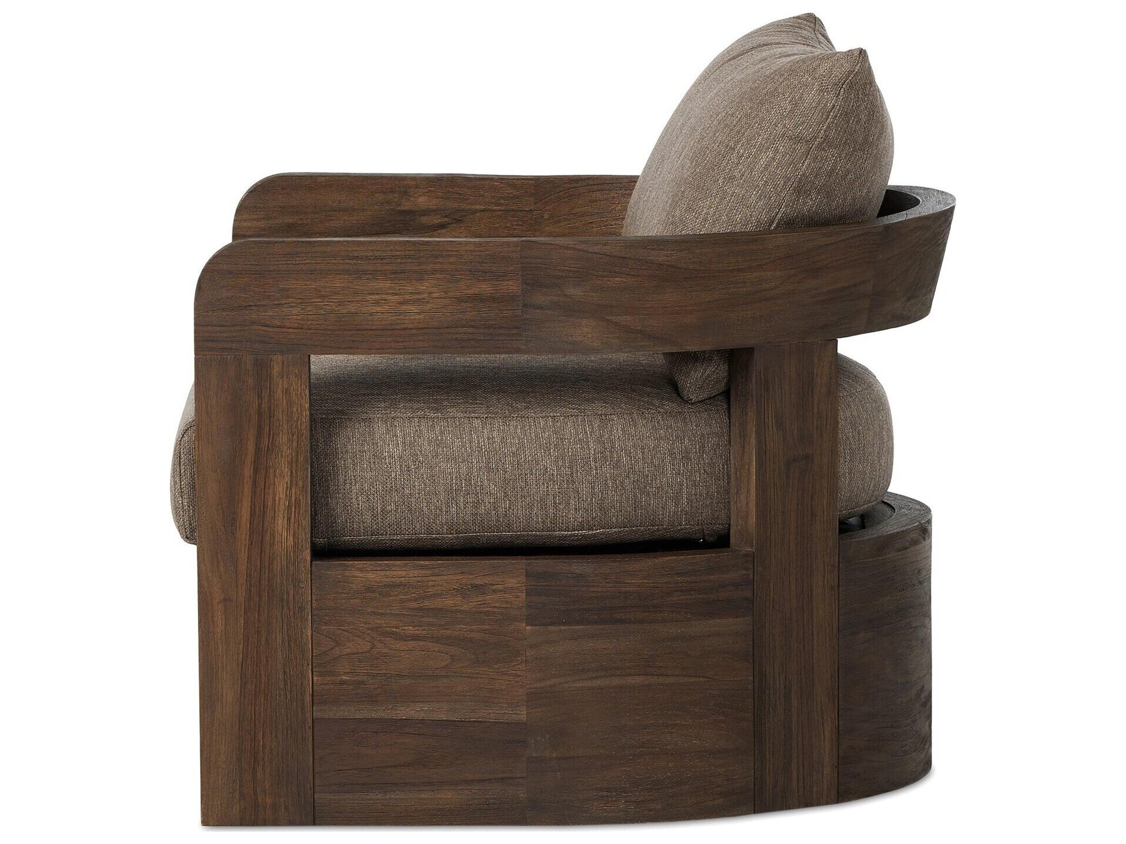 Globetrotter Outdoor Jackson Swivel Chair - Ellor Brown