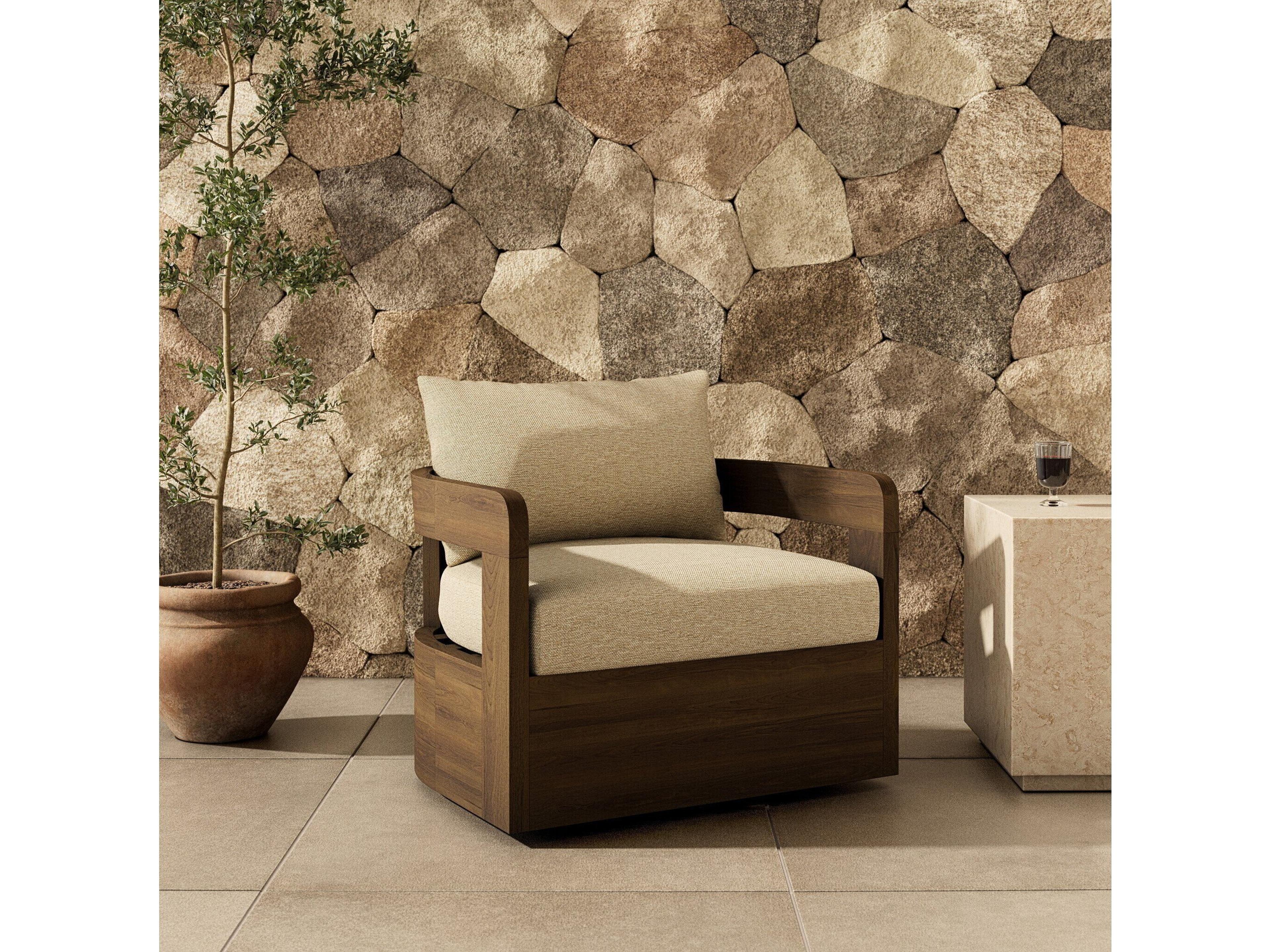 Luxecor Globetrotter Outdoor Jackson Swivel Chair - Ellor Beige