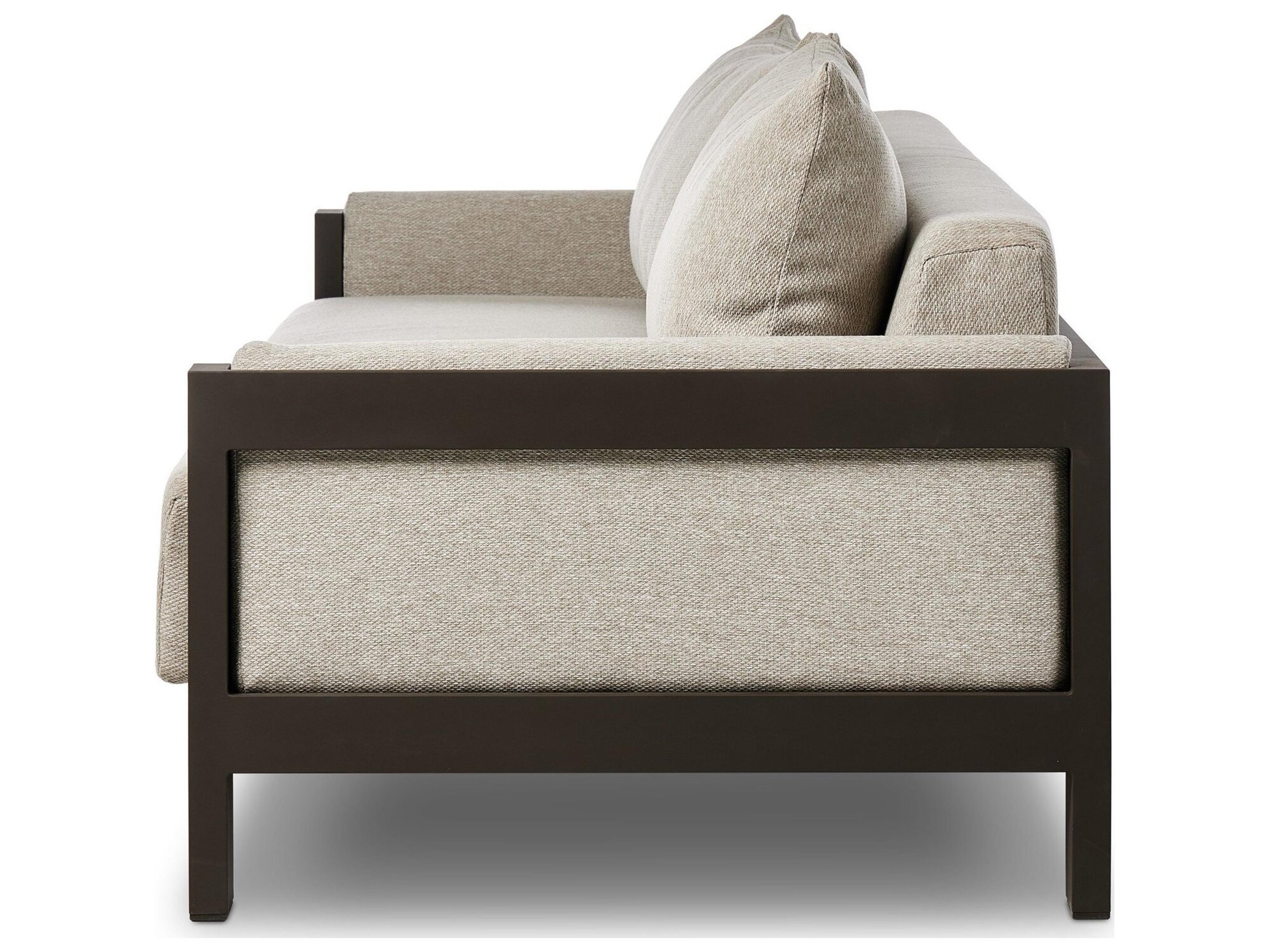 Luxecor Globetrotter Outdoor Aluminum Cushion Sofa