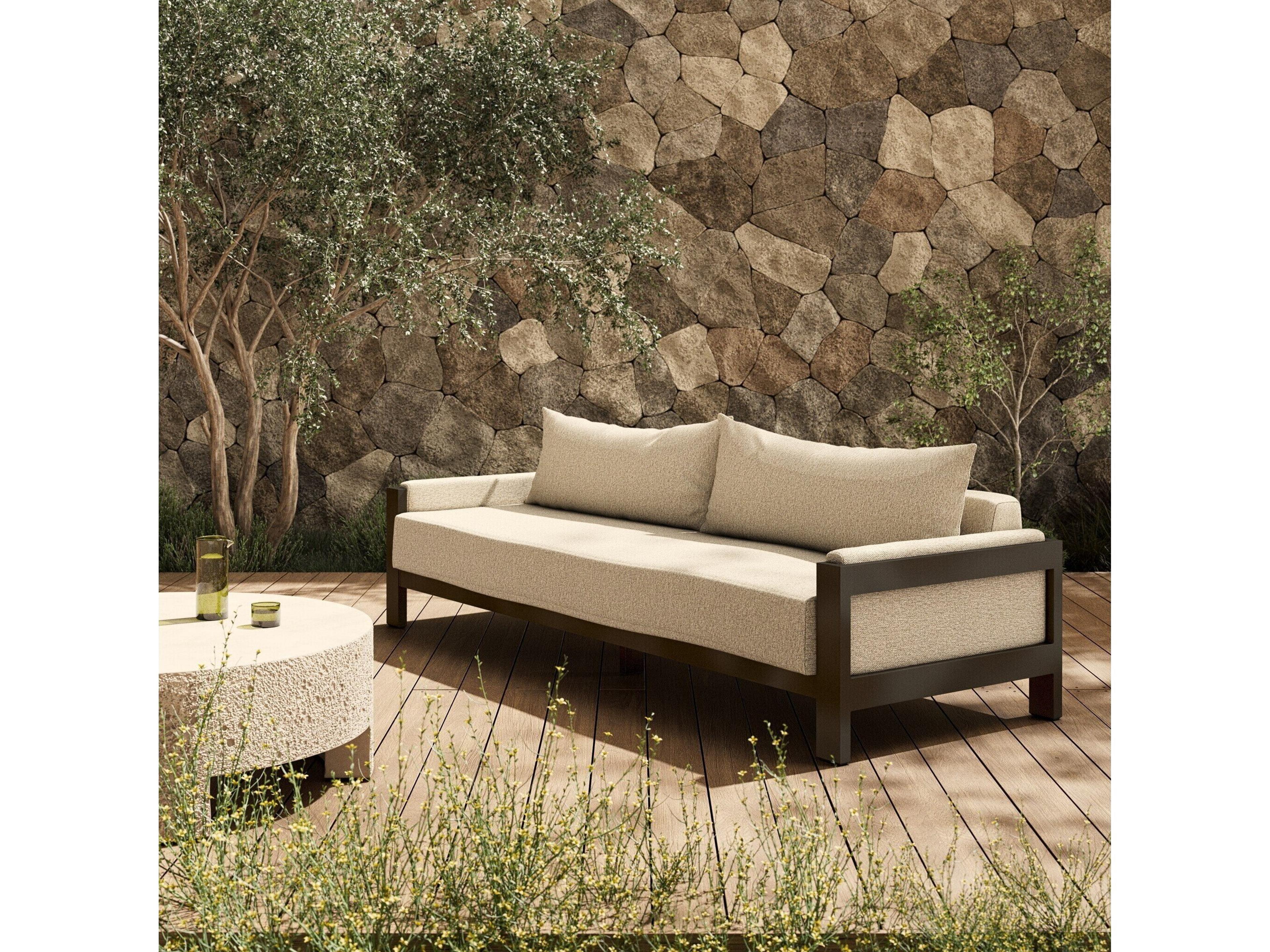 Luxecor Globetrotter Outdoor Aluminum Cushion Sofa