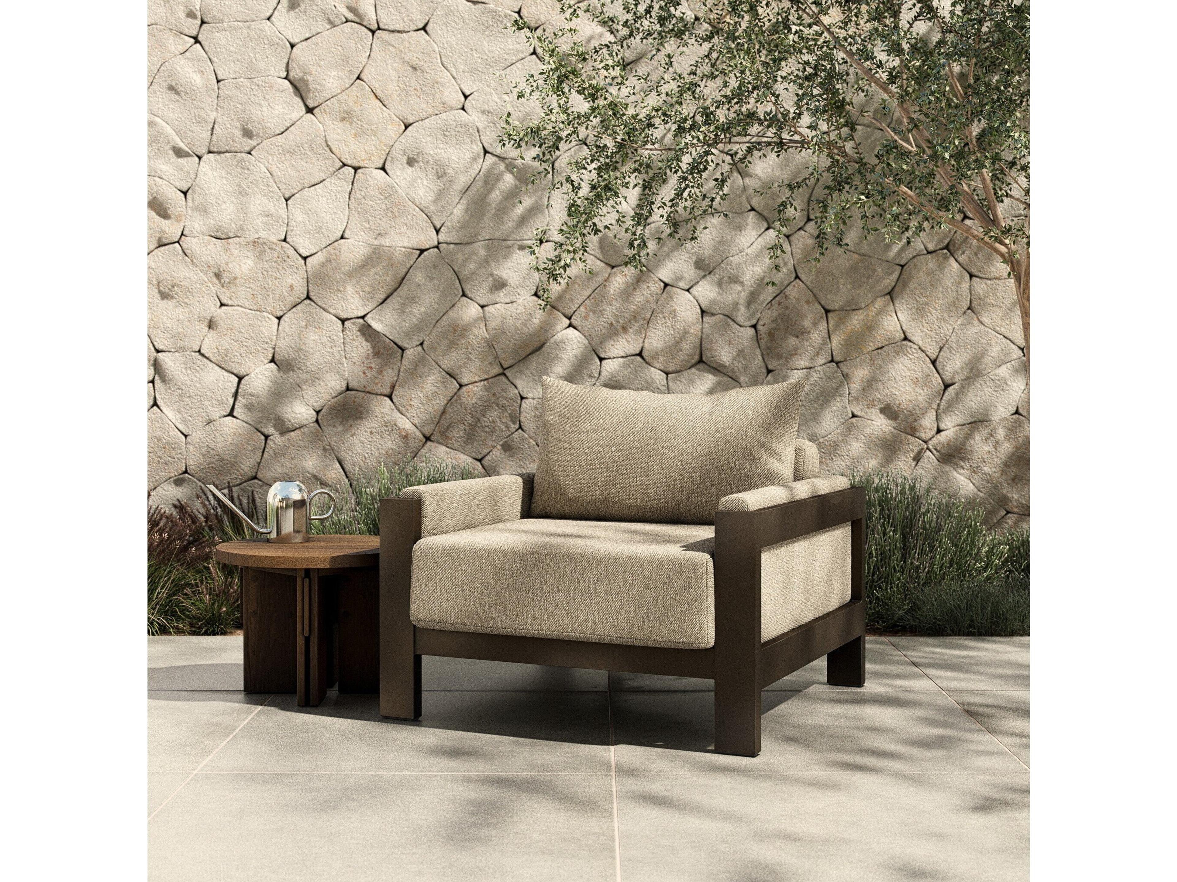 Four Hands Outdoor Solano Aluminum Cushion Lounge Chair